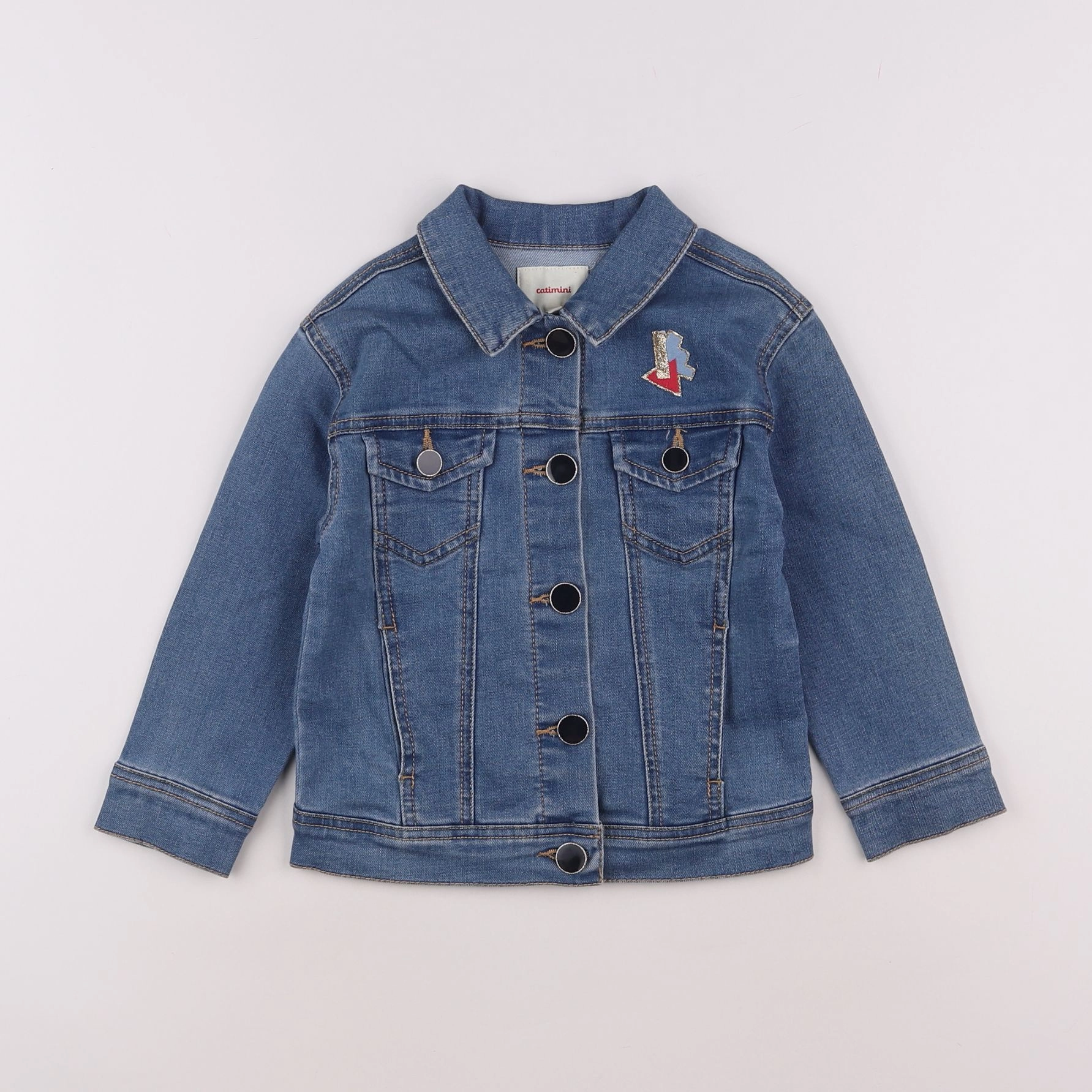 Catimini - veste bleu - 4 ans