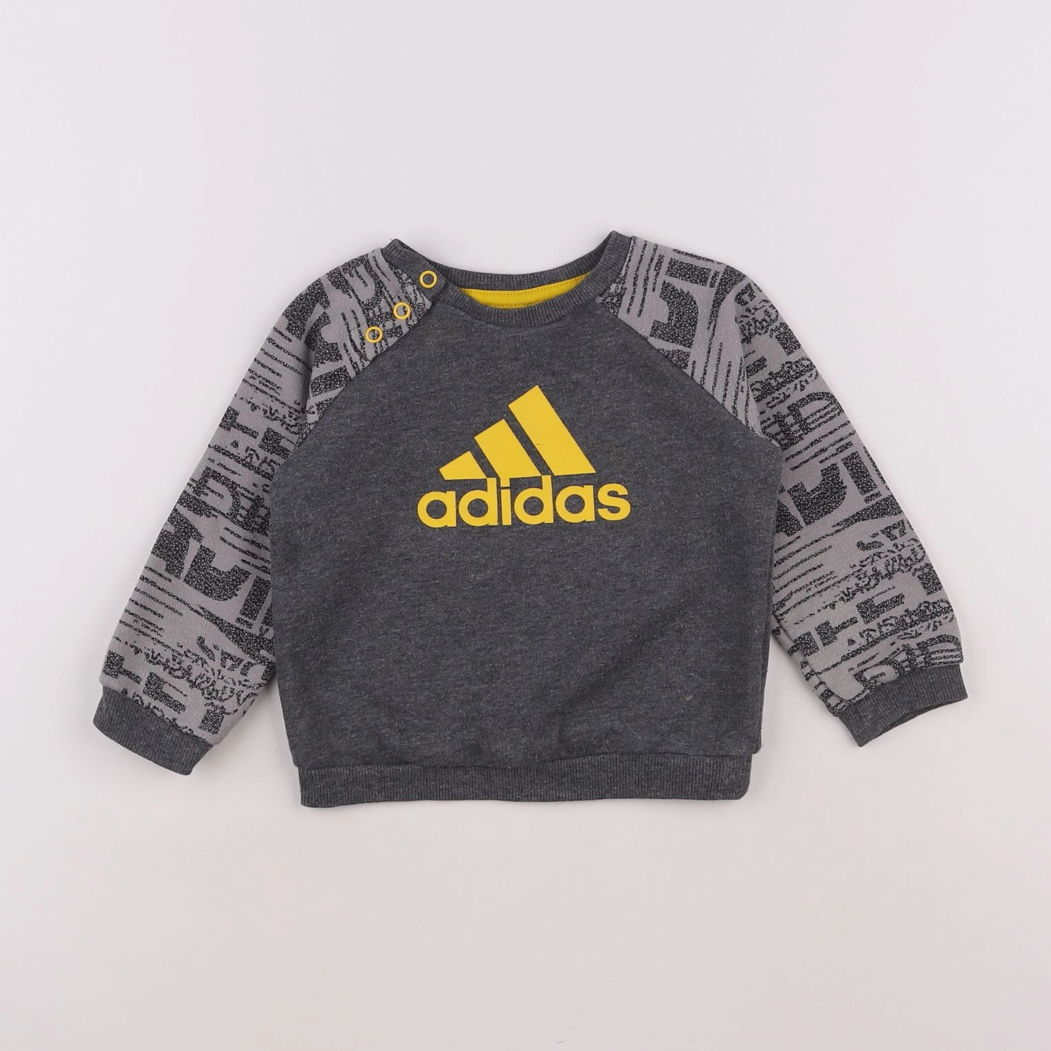 Adidas - sweat gris - 9 mois