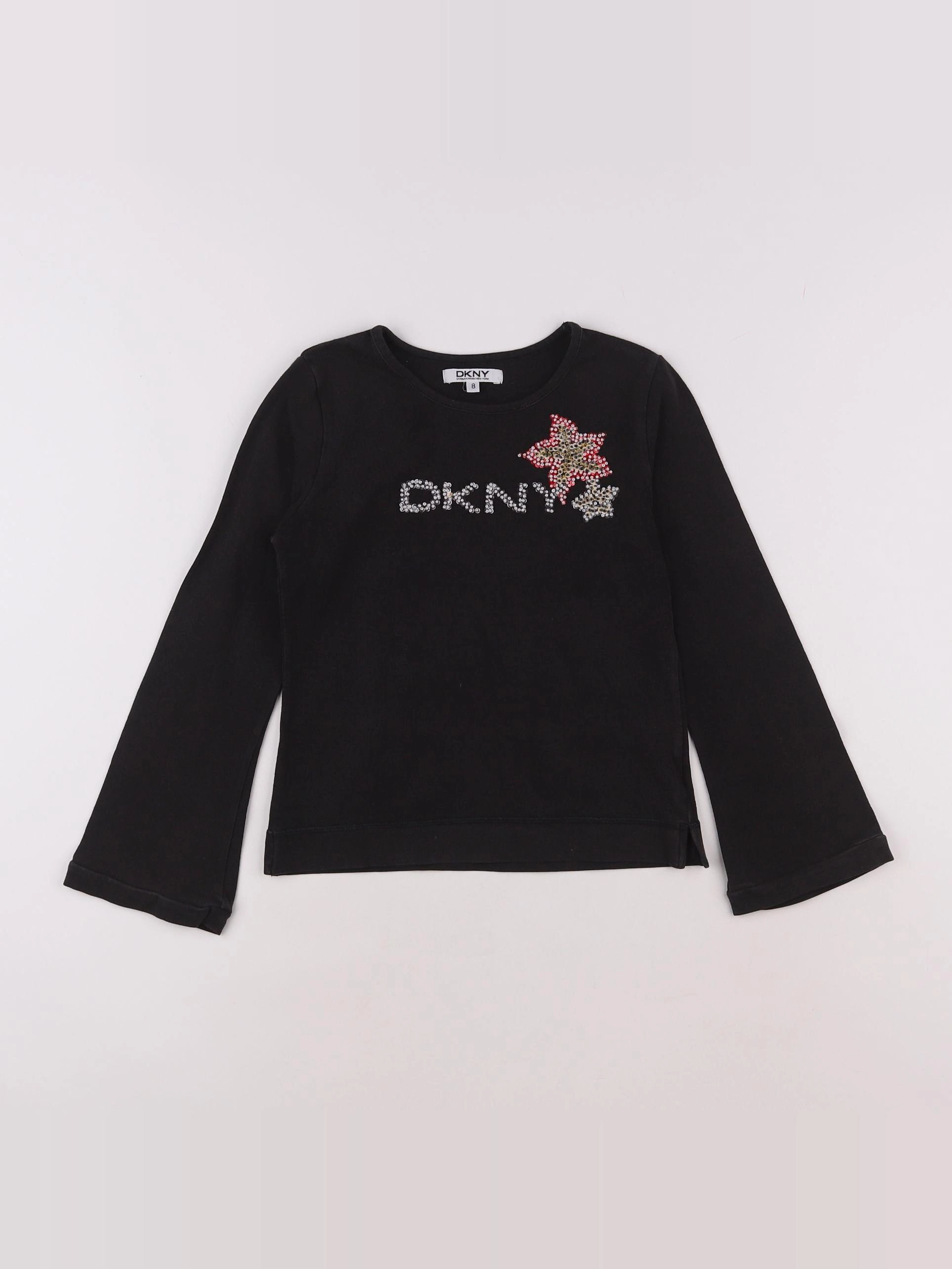 Dkny - tee-shirt taupe - 8 ans