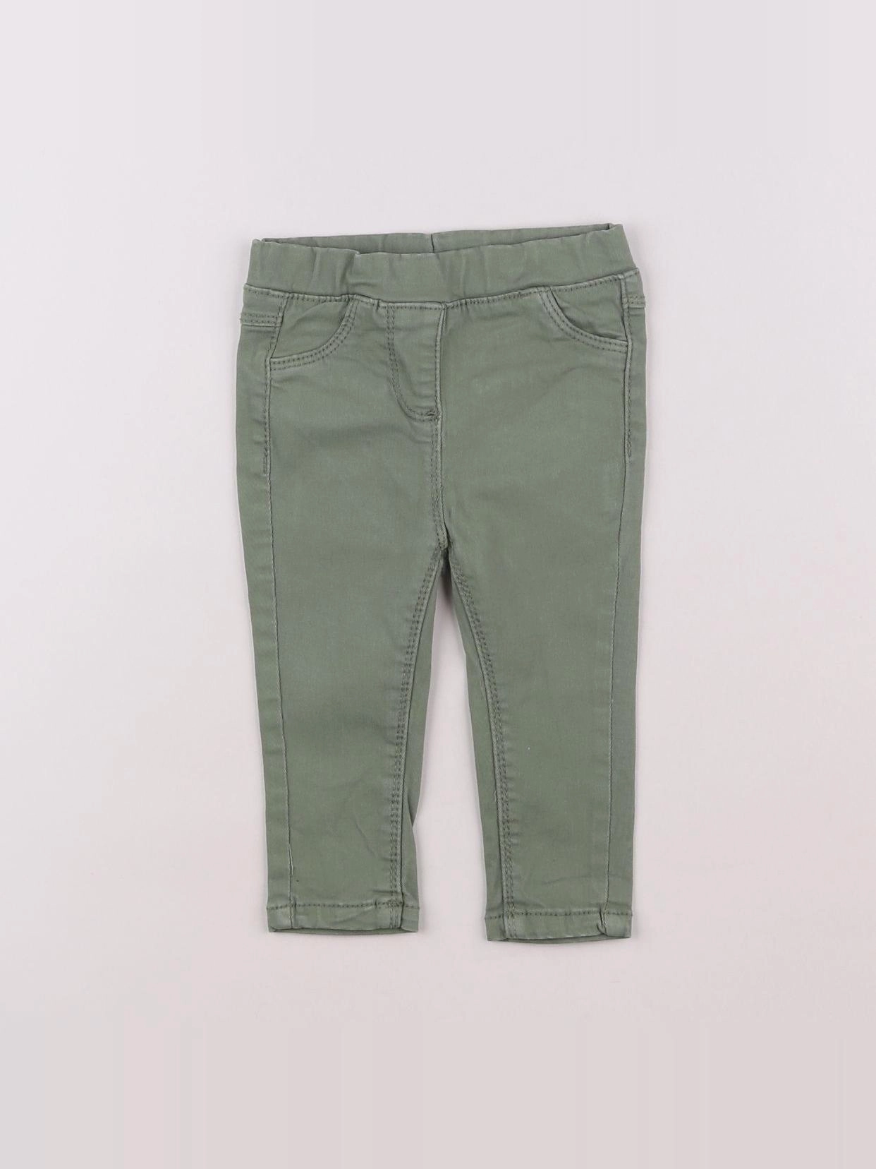 Tape à l'oeil - jegging vert - 9 mois