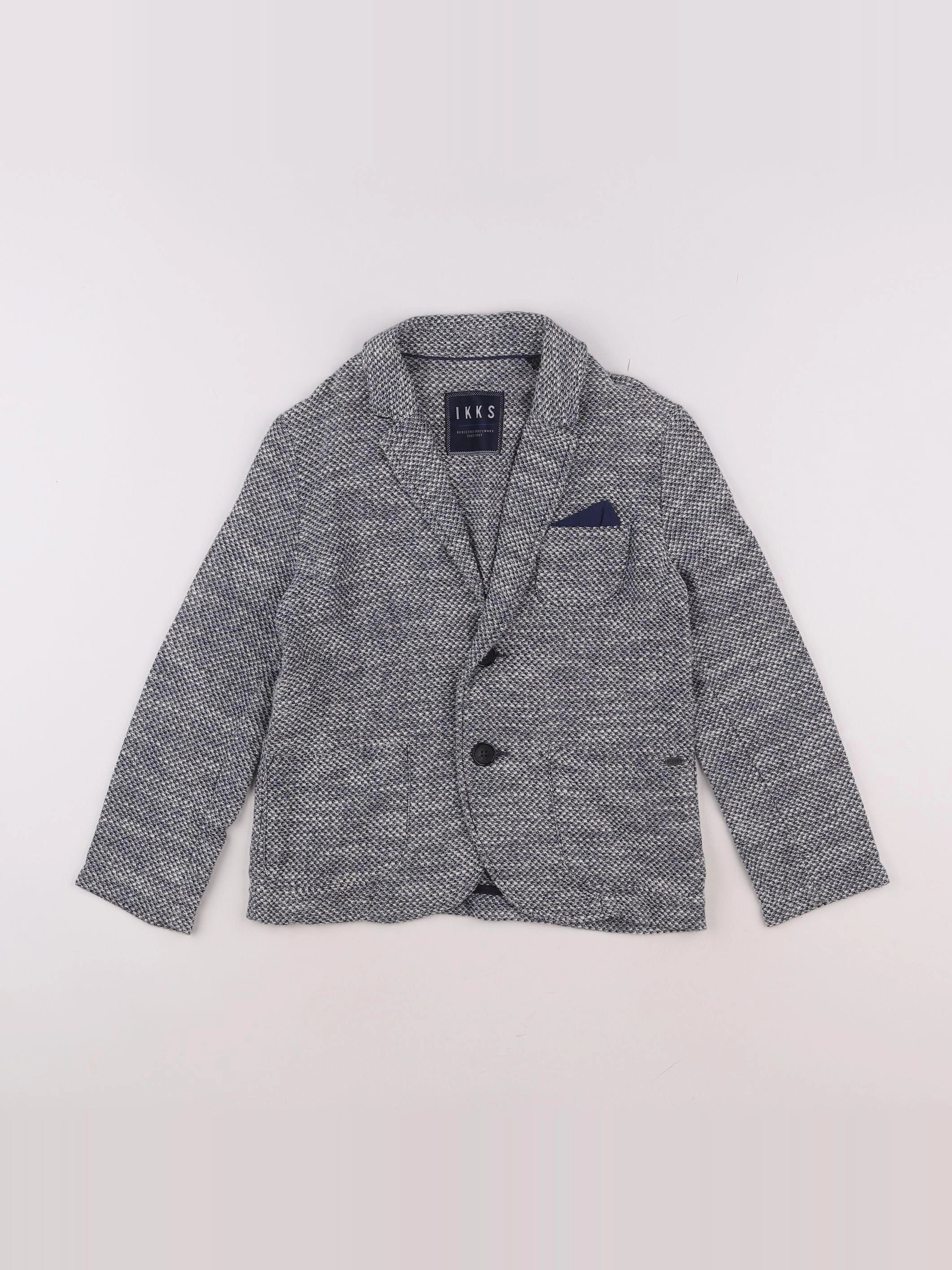 IKKS - veste bleu - 8 ans