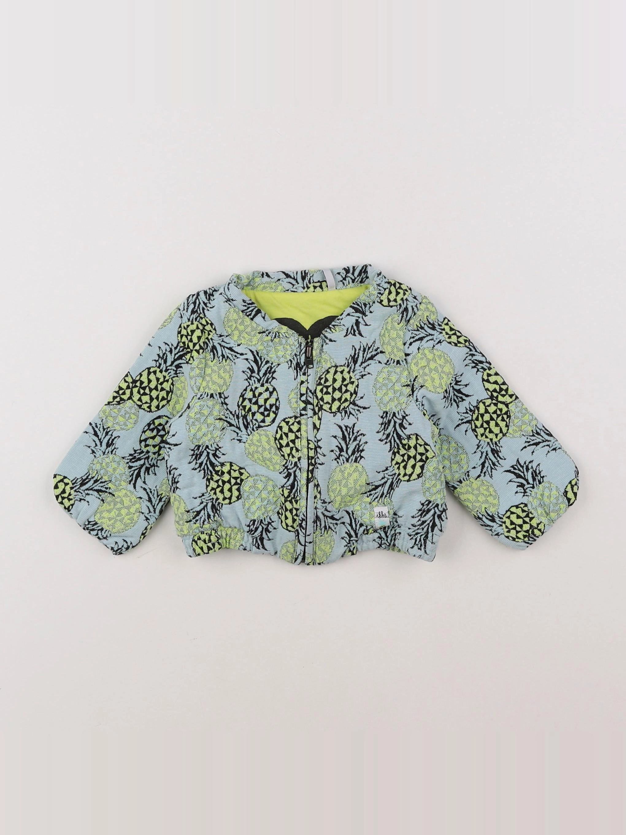 IKKS - veste bleu - 6 mois