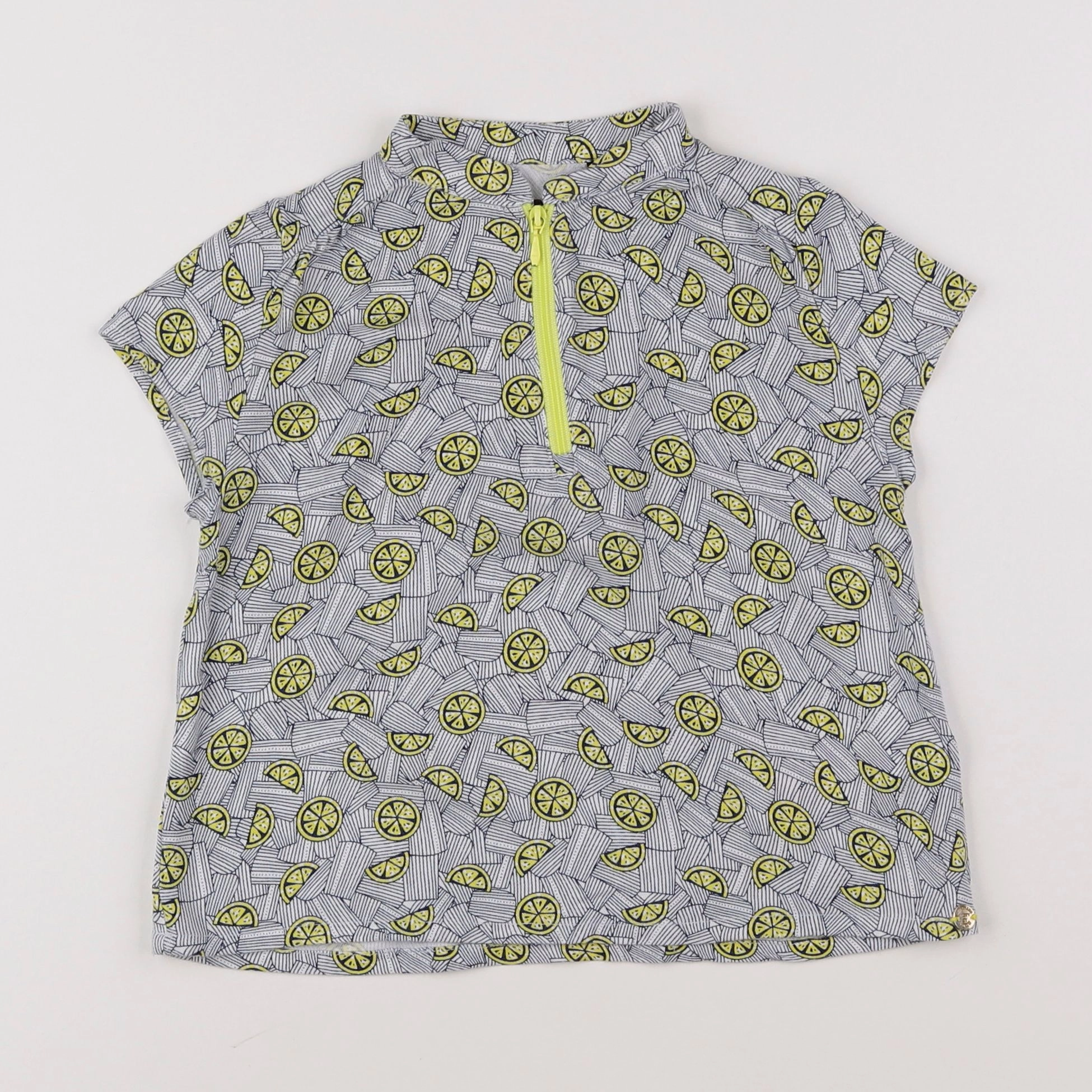 IKKS - blouse gris, jaune - 4 ans