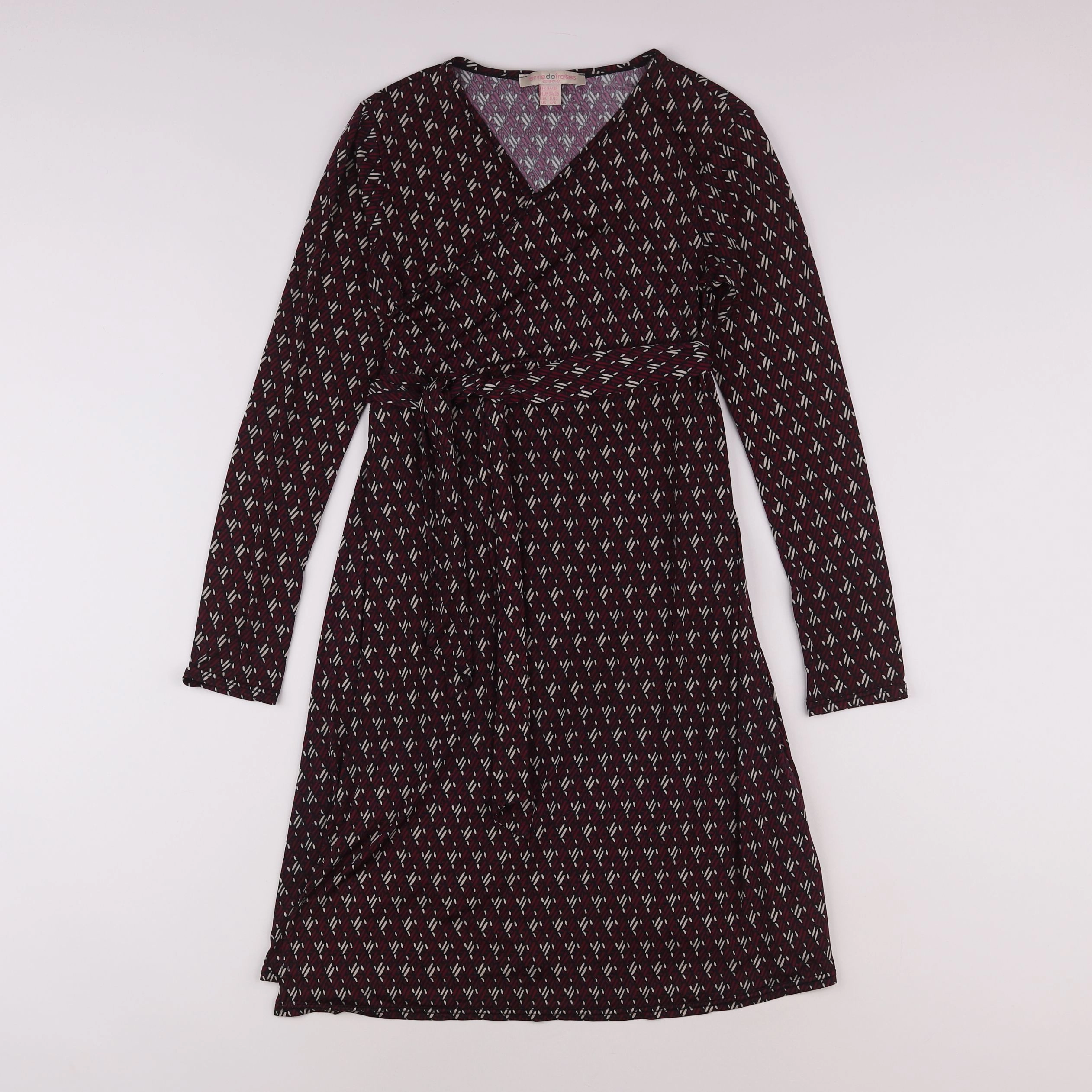 Envie de fraise - robe grossesse violet - 36 à 38