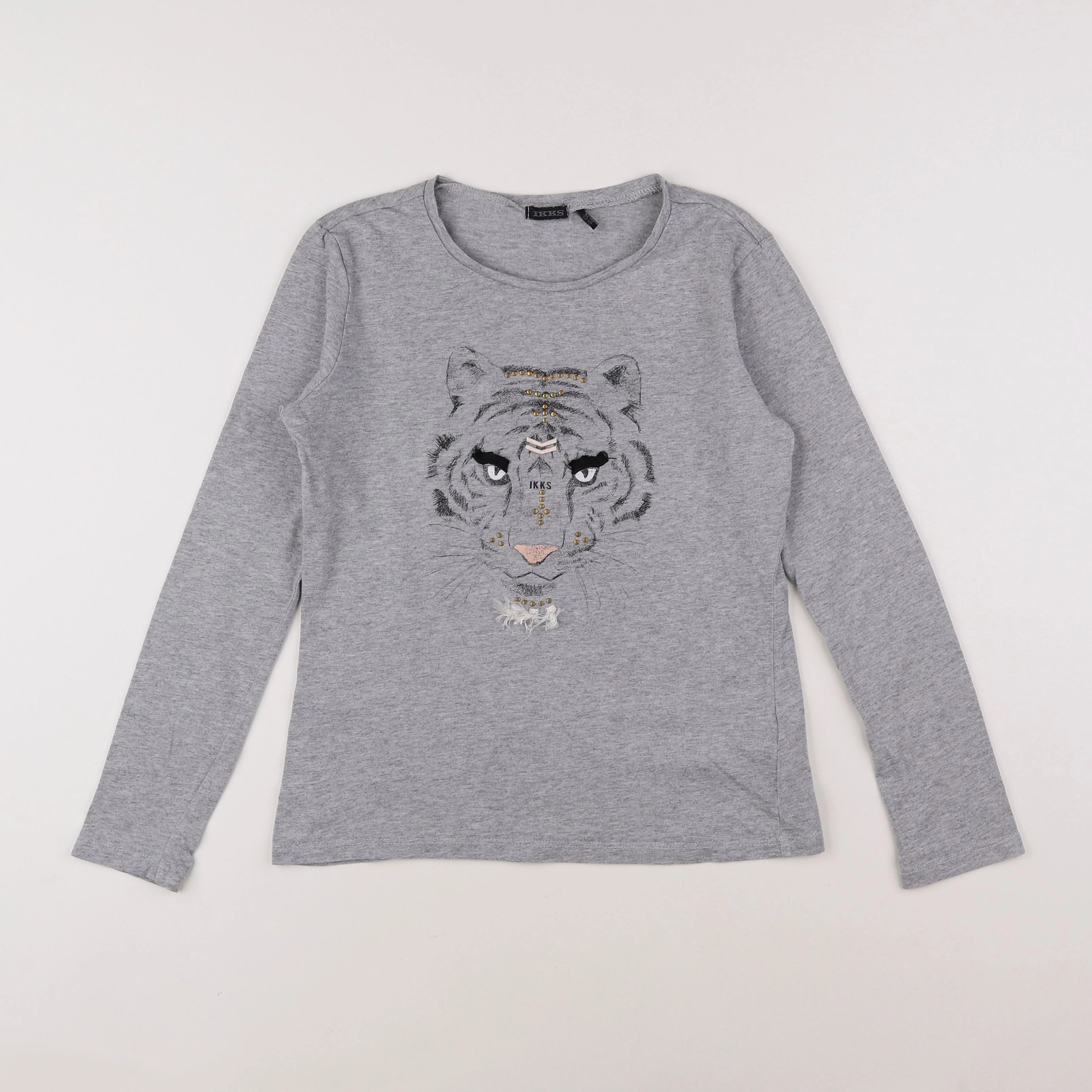 IKKS - tee-shirt gris - 12 ans
