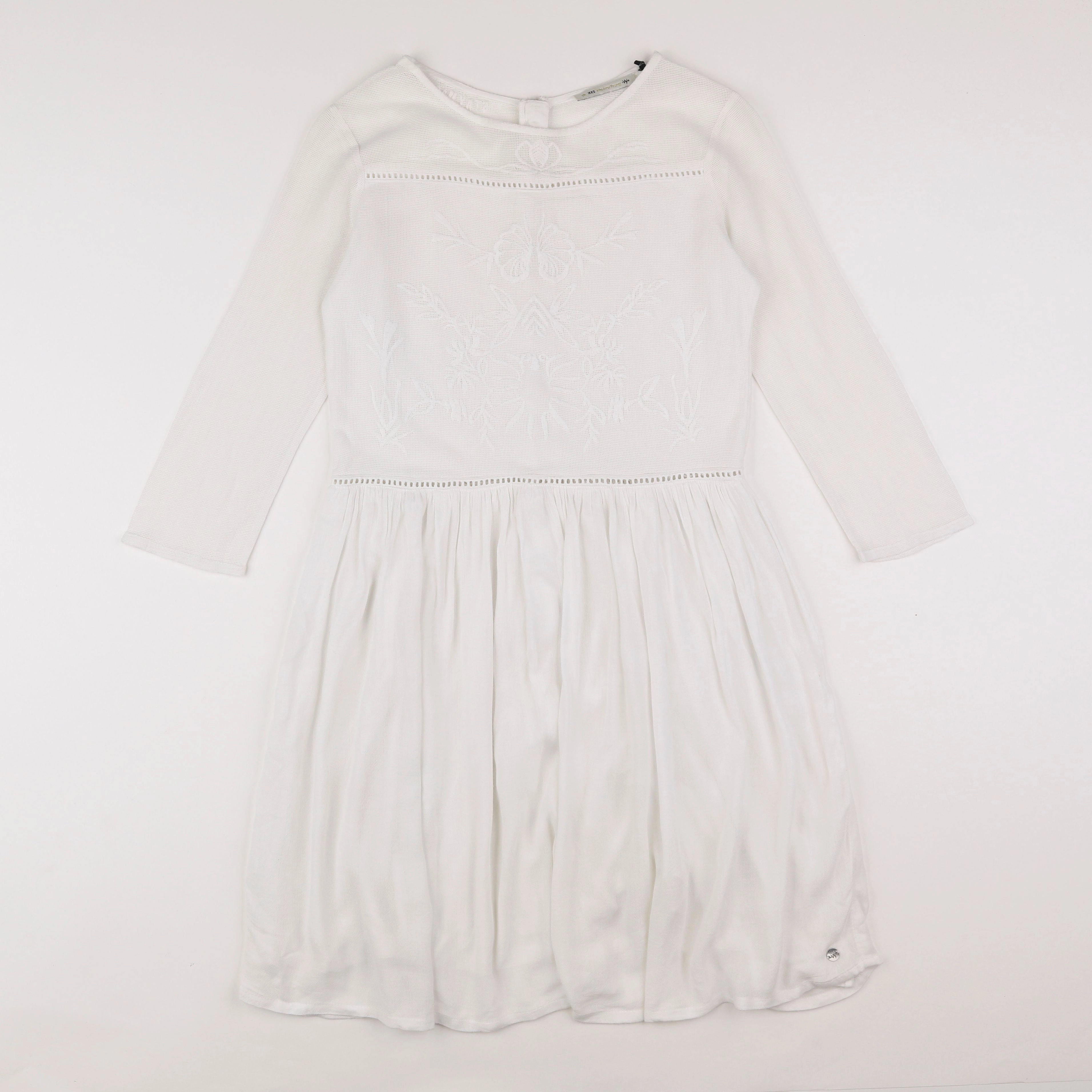 IKKS - robe blanc - 16 ans