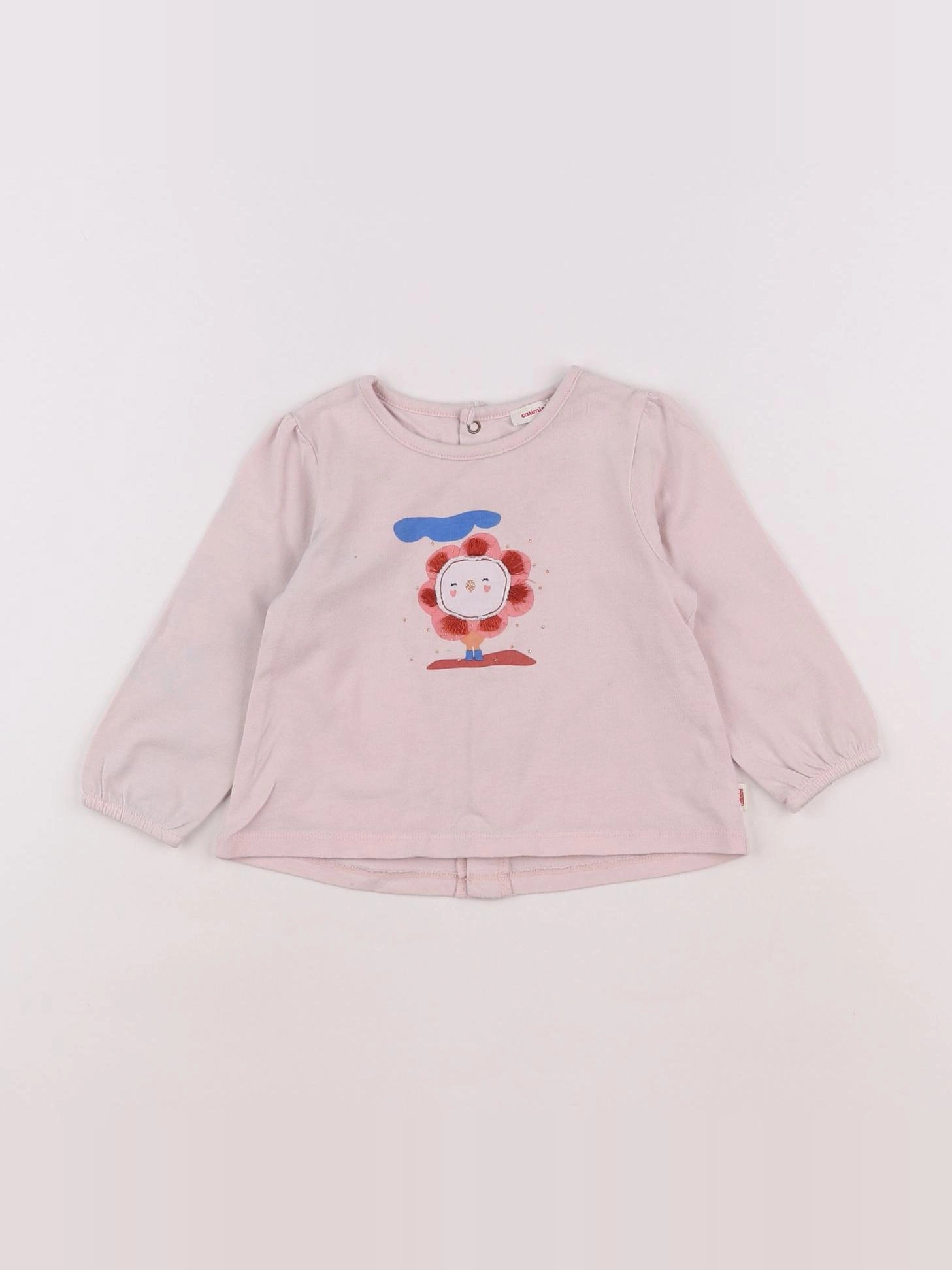 Catimini - tee-shirt rose - 12 mois