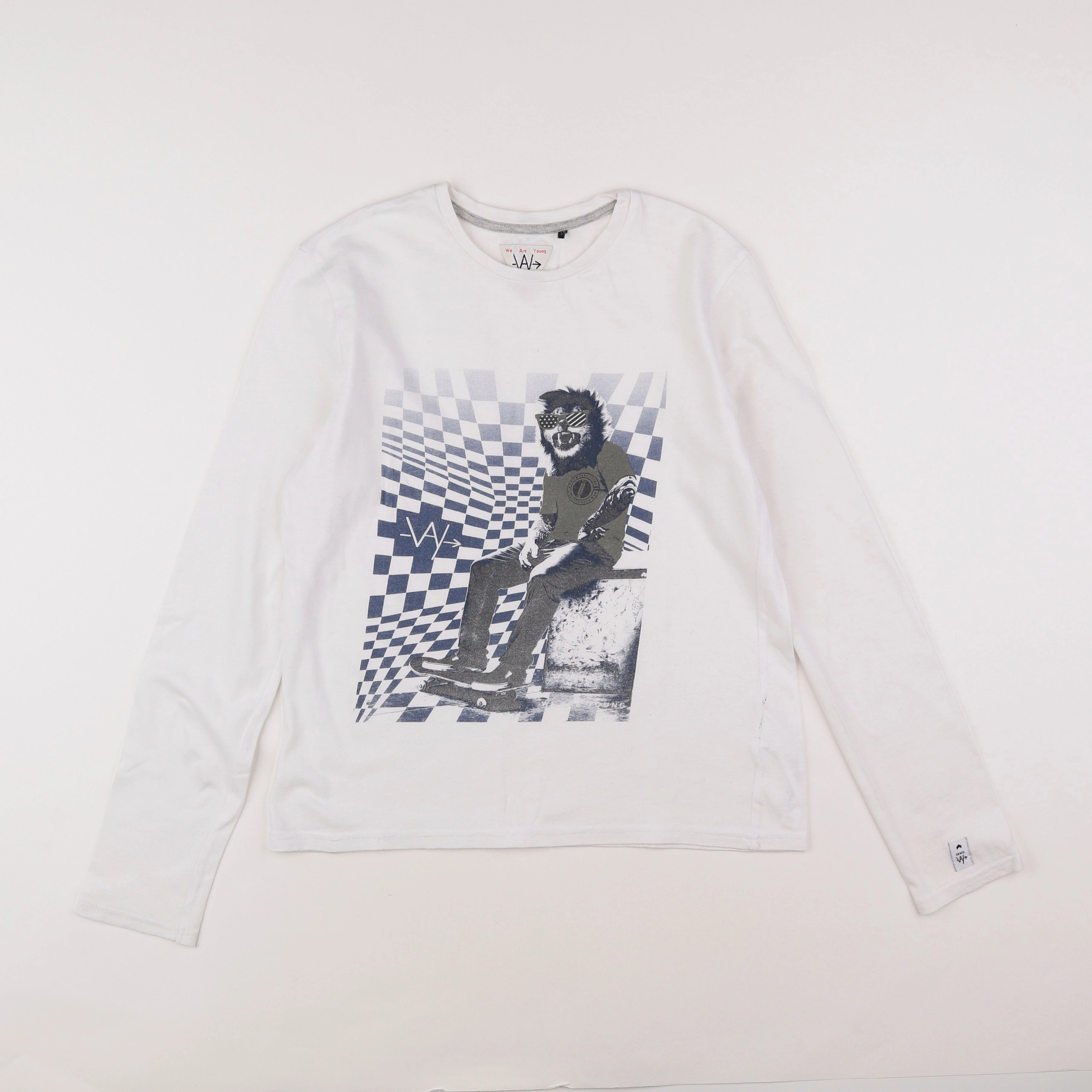 IKKS - tee-shirt blanc - 14 ans