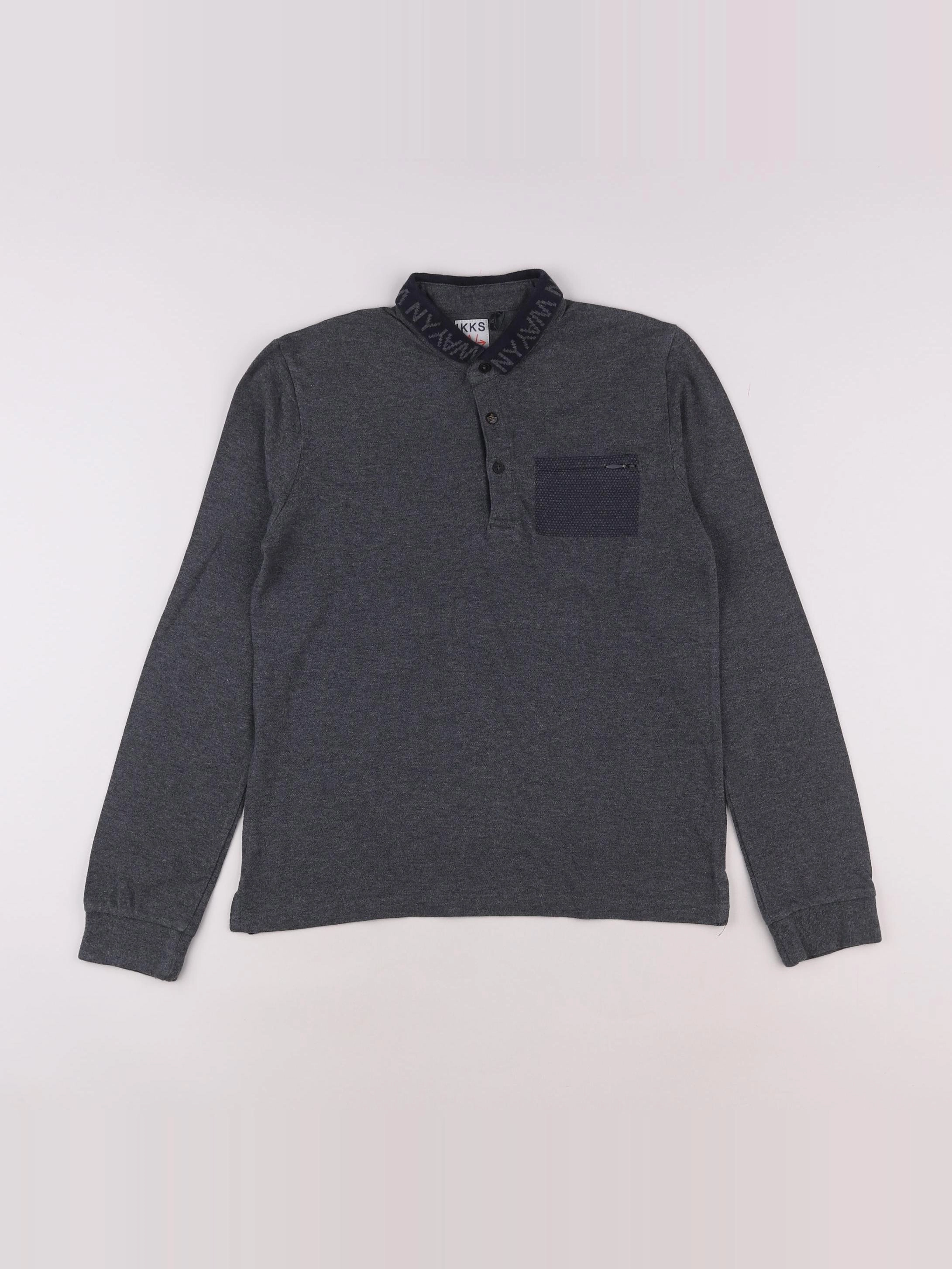 IKKS - polo gris - 12 ans