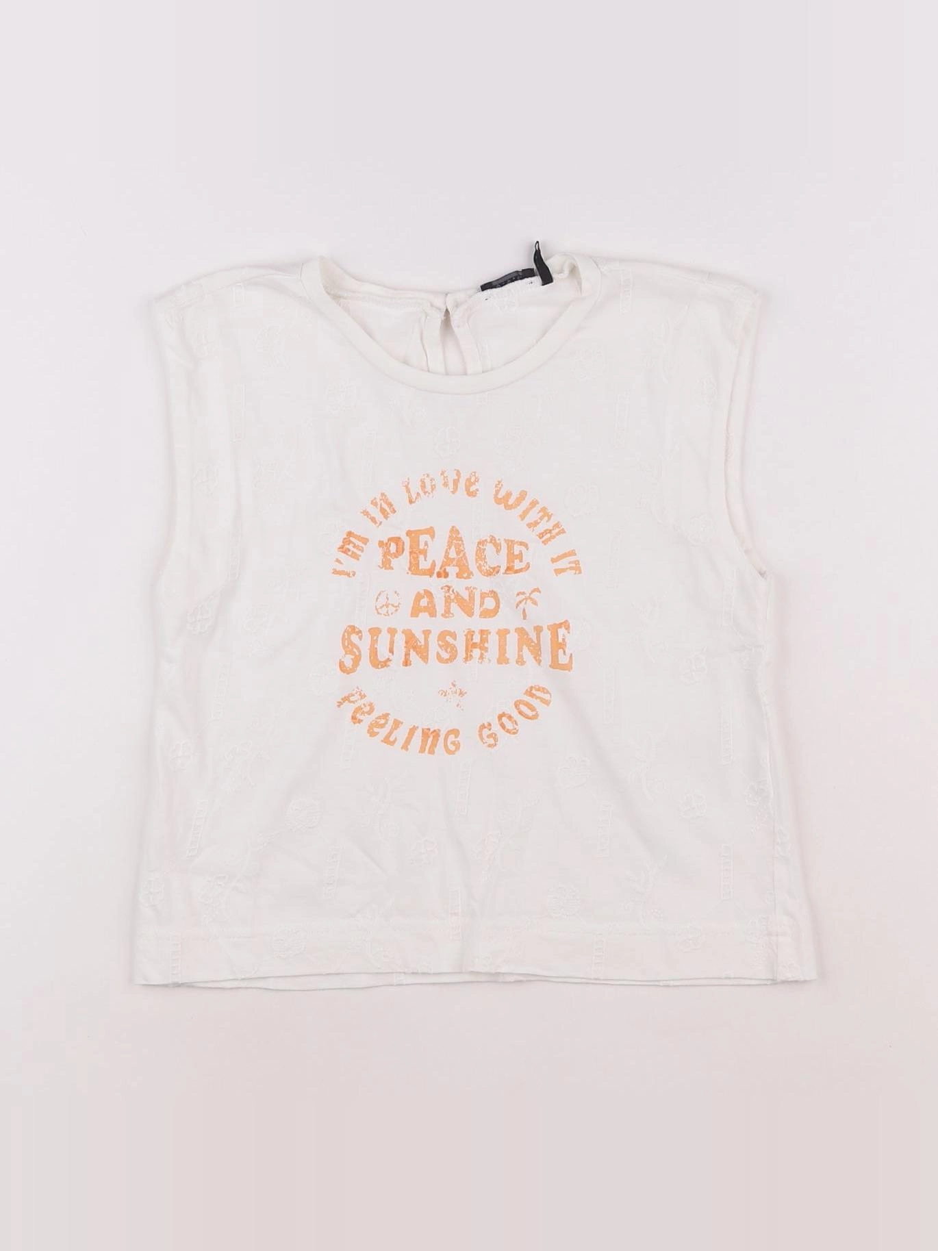 IKKS - tee-shirt blanc - 6 ans