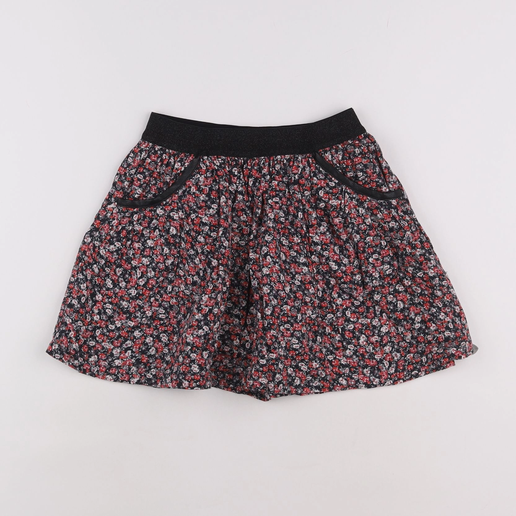 IKKS - jupe rouge, noir - 12 ans