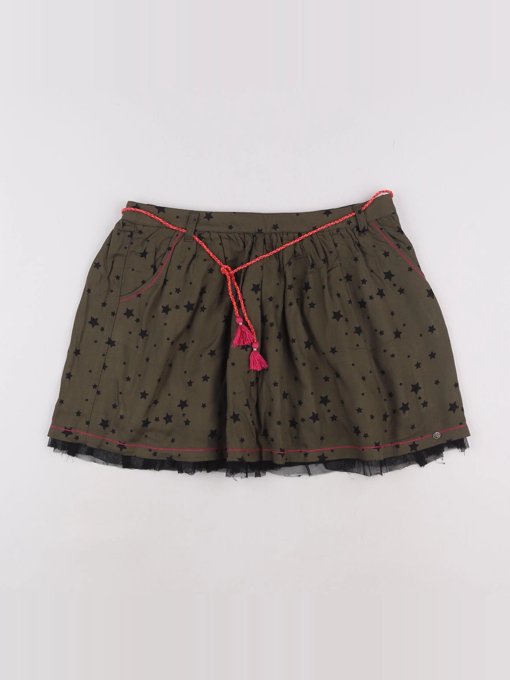IKKS - jupe vert, rose - 12 ans