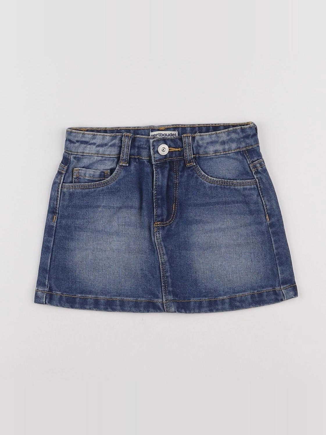 Vertbaudet - jupe bleu - 4 ans
