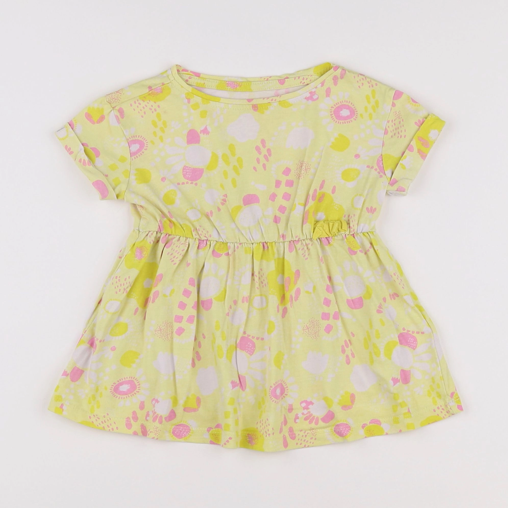 Vertbaudet - robe jaune - 2 ans