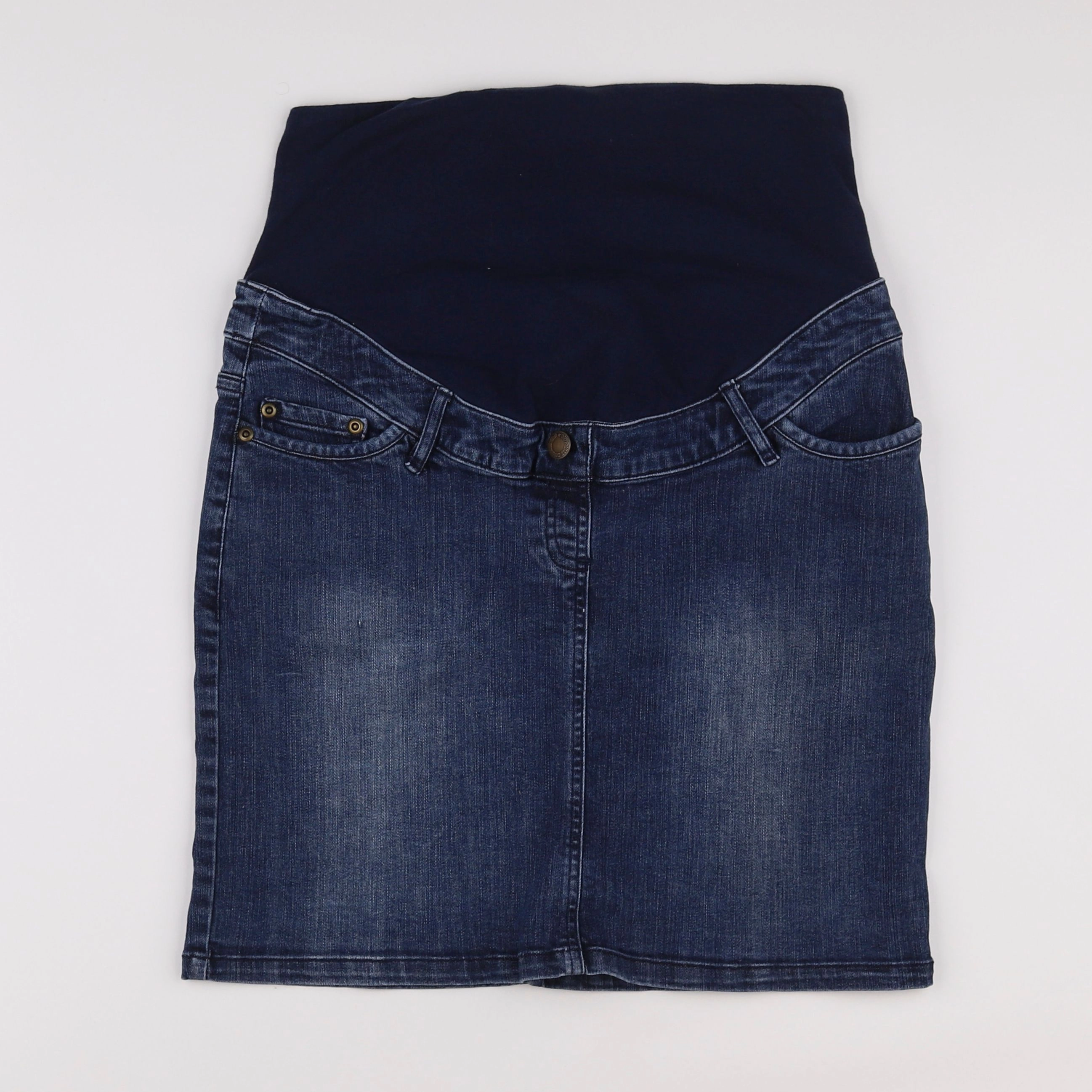 Vertbaudet - jupe grossesse bleu - 38