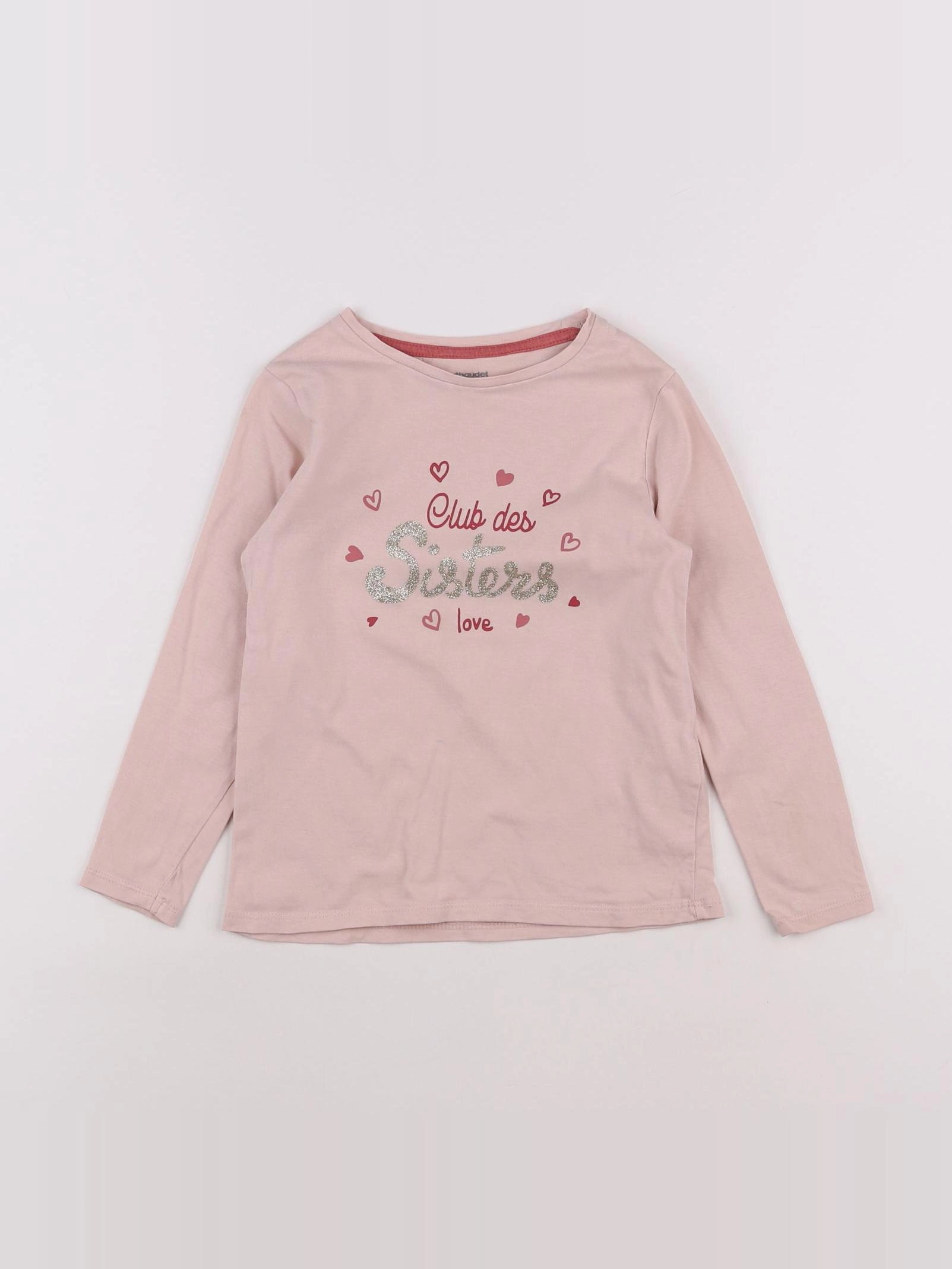 Vertbaudet - tee-shirt rose - 5 ans