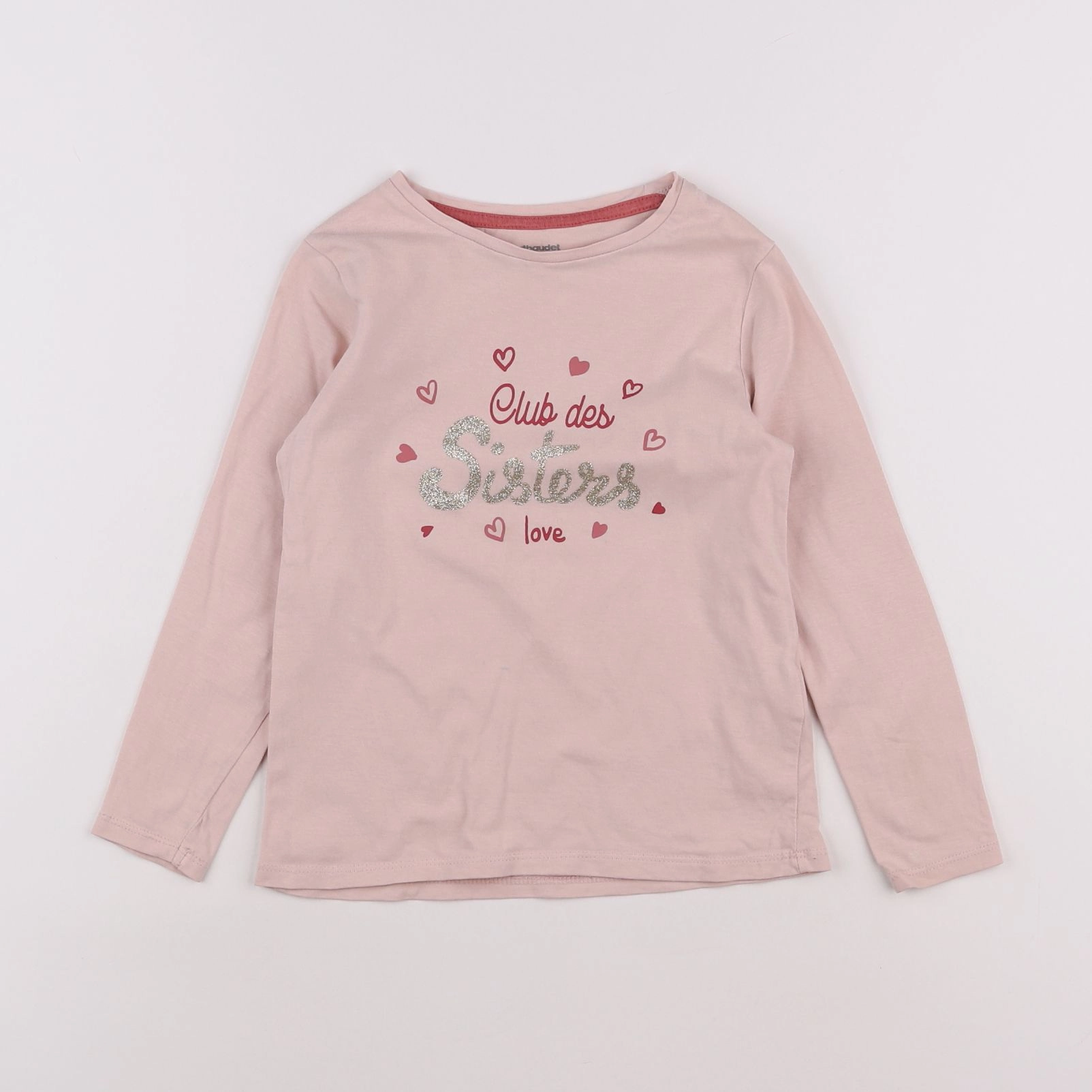Vertbaudet - tee-shirt rose - 5 ans