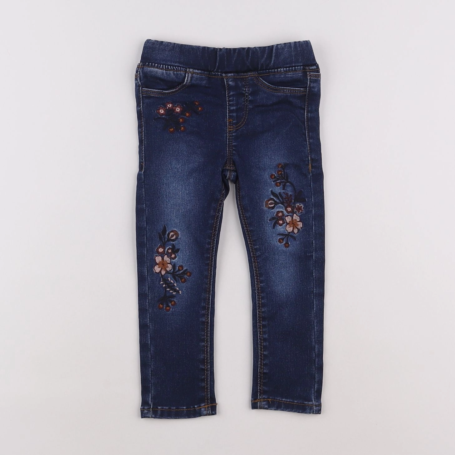 Vertbaudet - jegging bleu - 2 ans