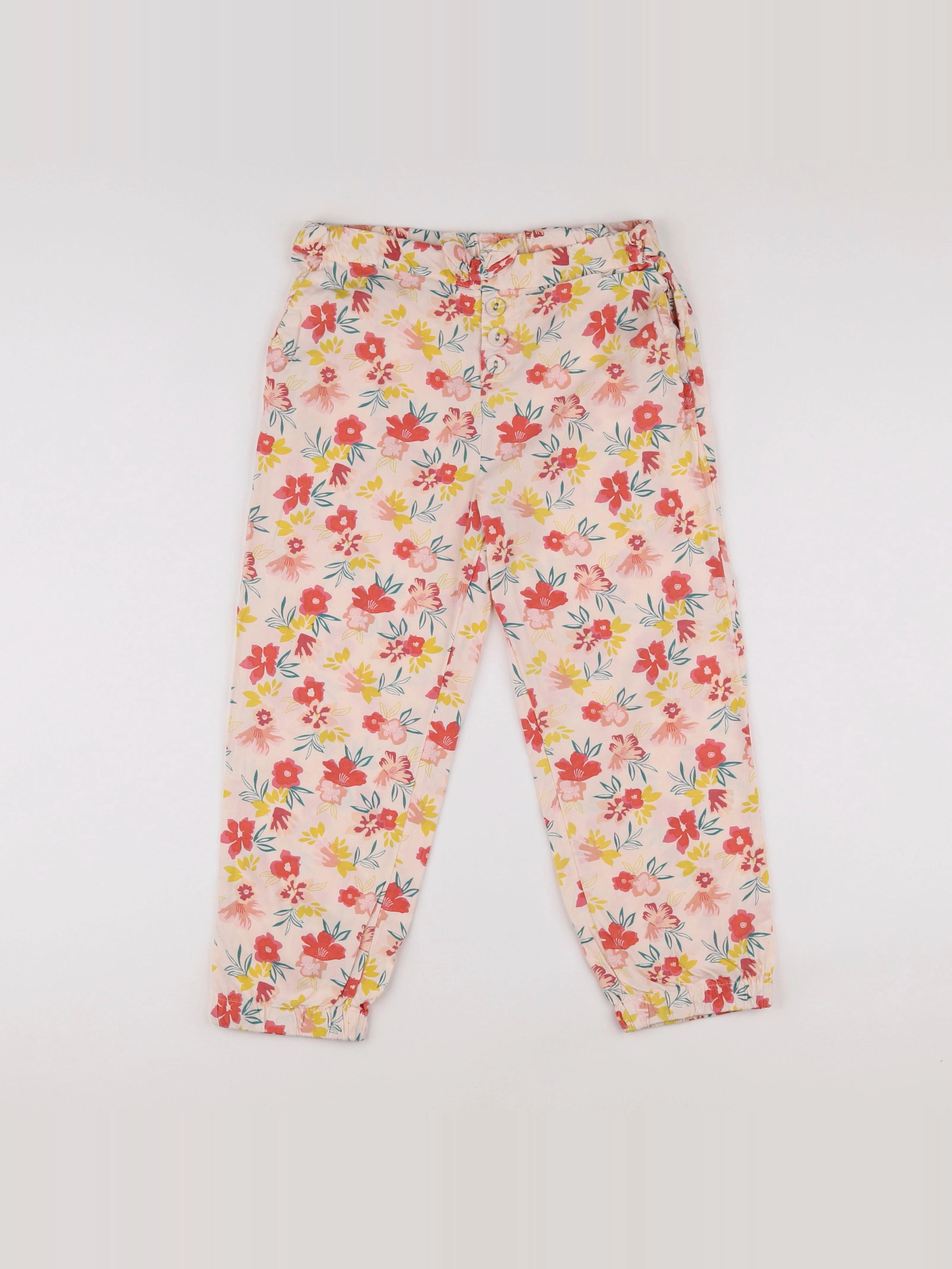 Vertbaudet - pantalon orange - 10 ans