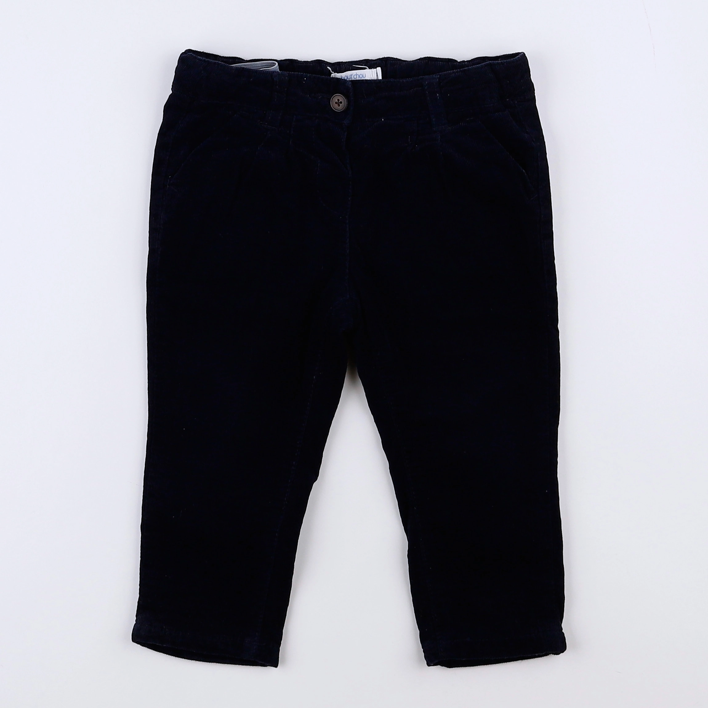 Boutchou - pantalon bleu - 12 mois
