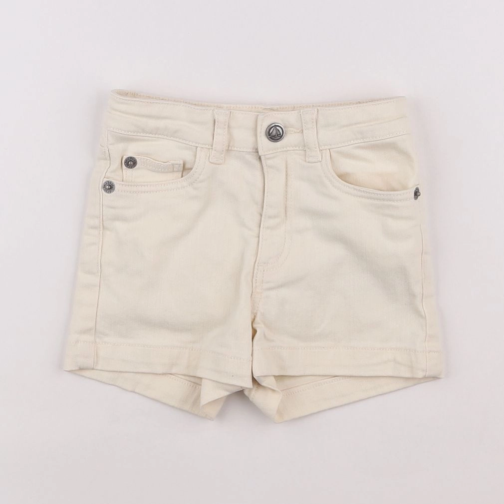 Petit Bateau - short beige - 4 ans