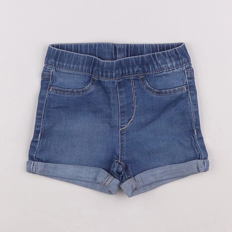 H&M - short bleu - 18 mois à 2 ans