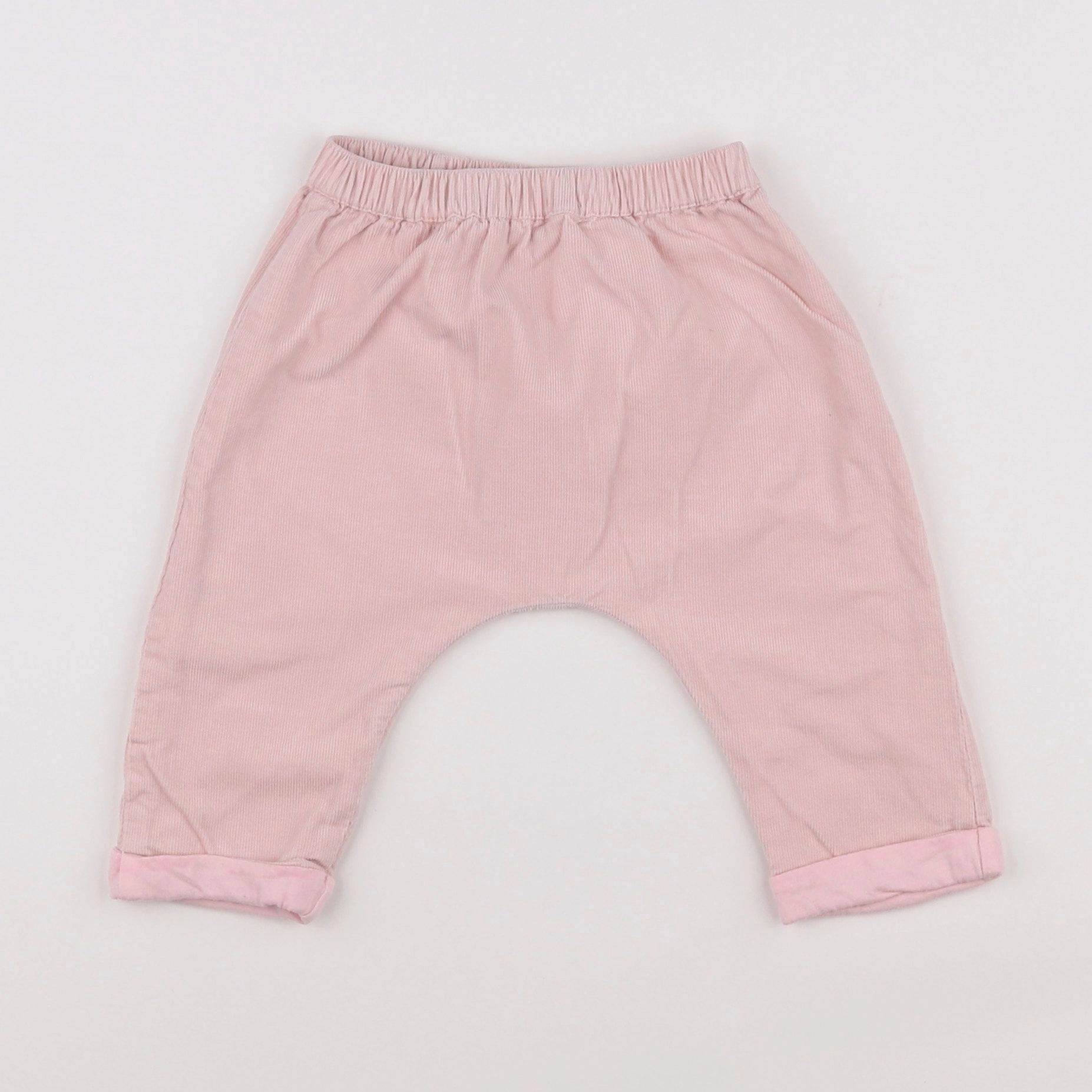 Vertbaudet - pantalon rose - 6 mois