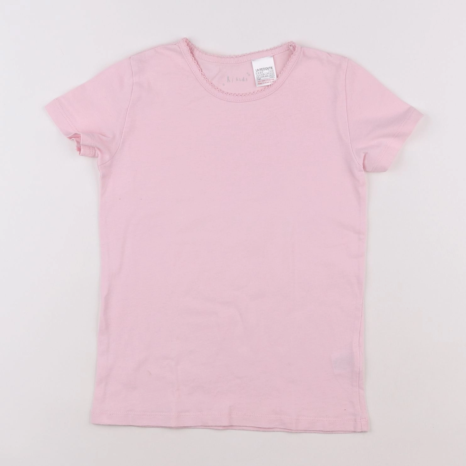 La Redoute - maillot de corps rose - 6/8 ans