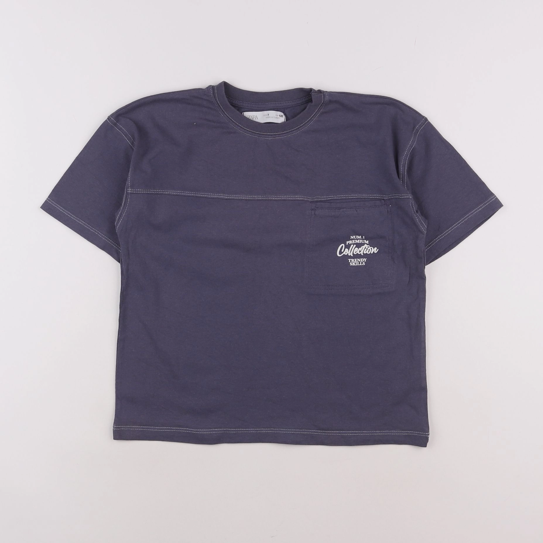 Zara - tee-shirt violet - 7 ans