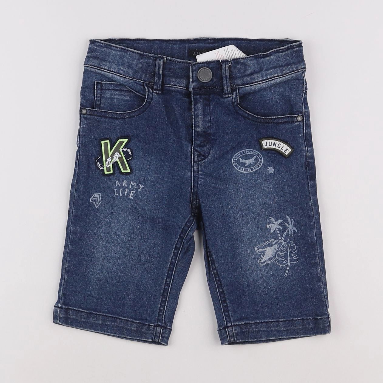 IKKS - short bleu - 6 ans