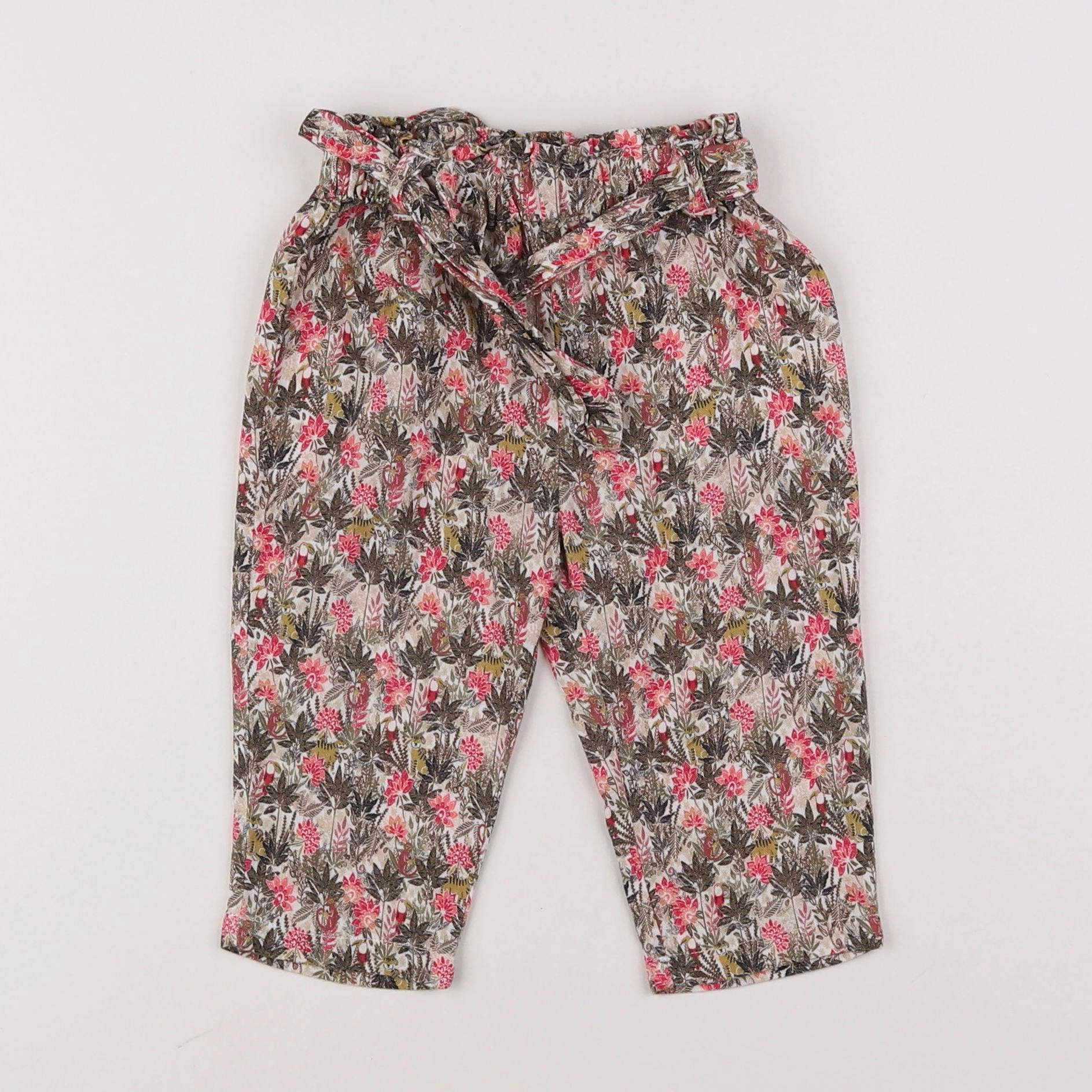 Vertbaudet - pantalon multicolore - 9 mois
