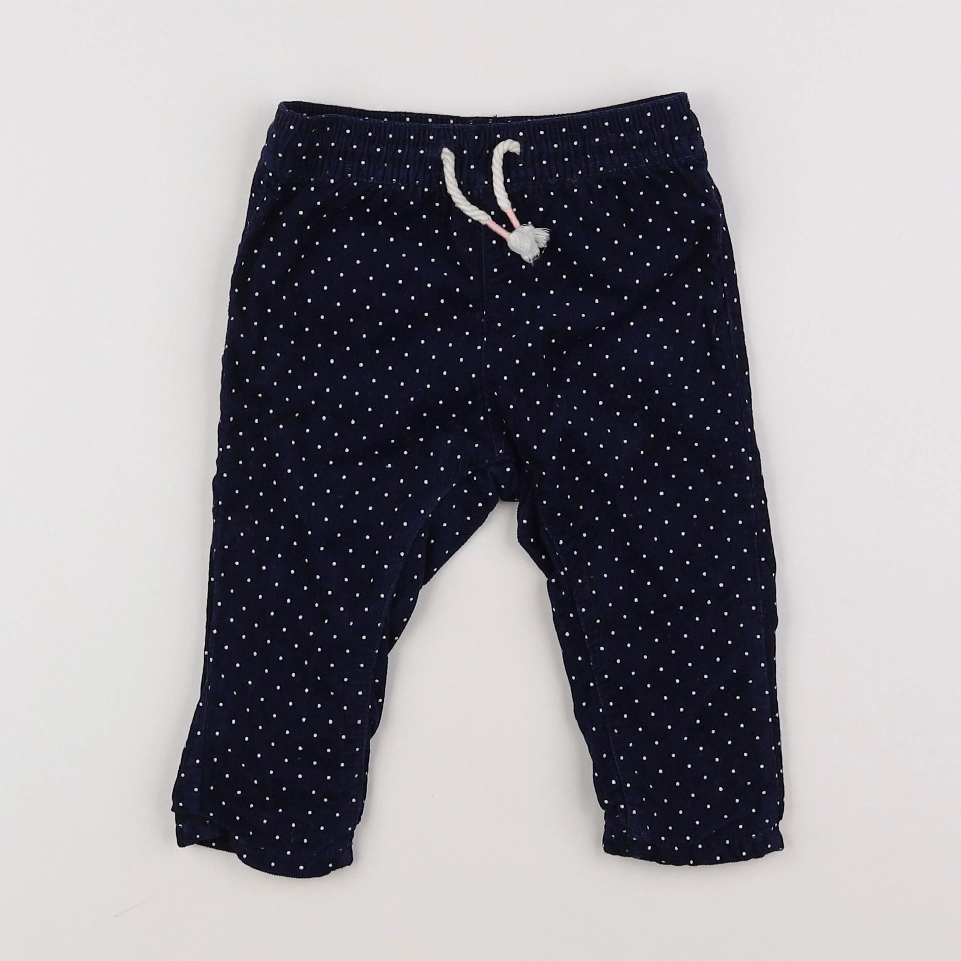 H&M - pantalon bleu - 3/6 mois