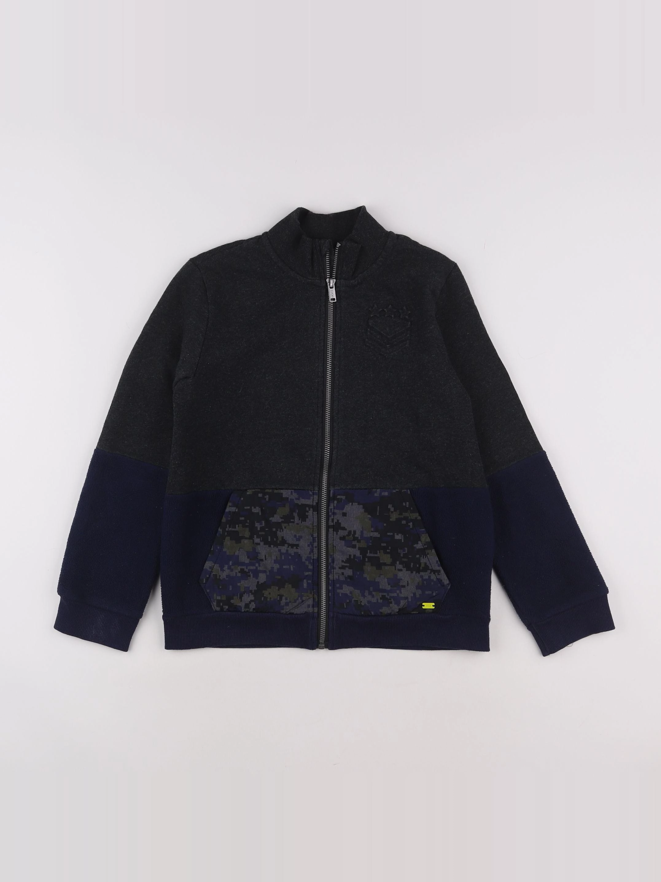 IKKS - sweat gris - 10 ans