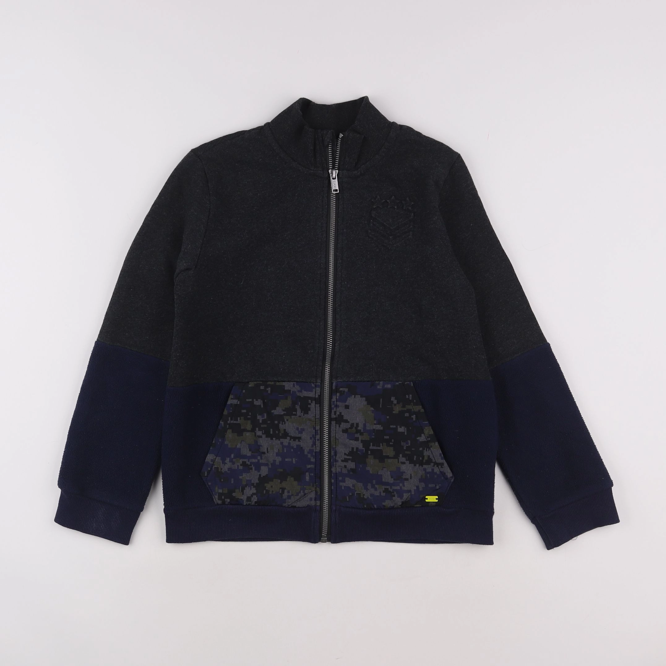 IKKS - sweat gris - 10 ans
