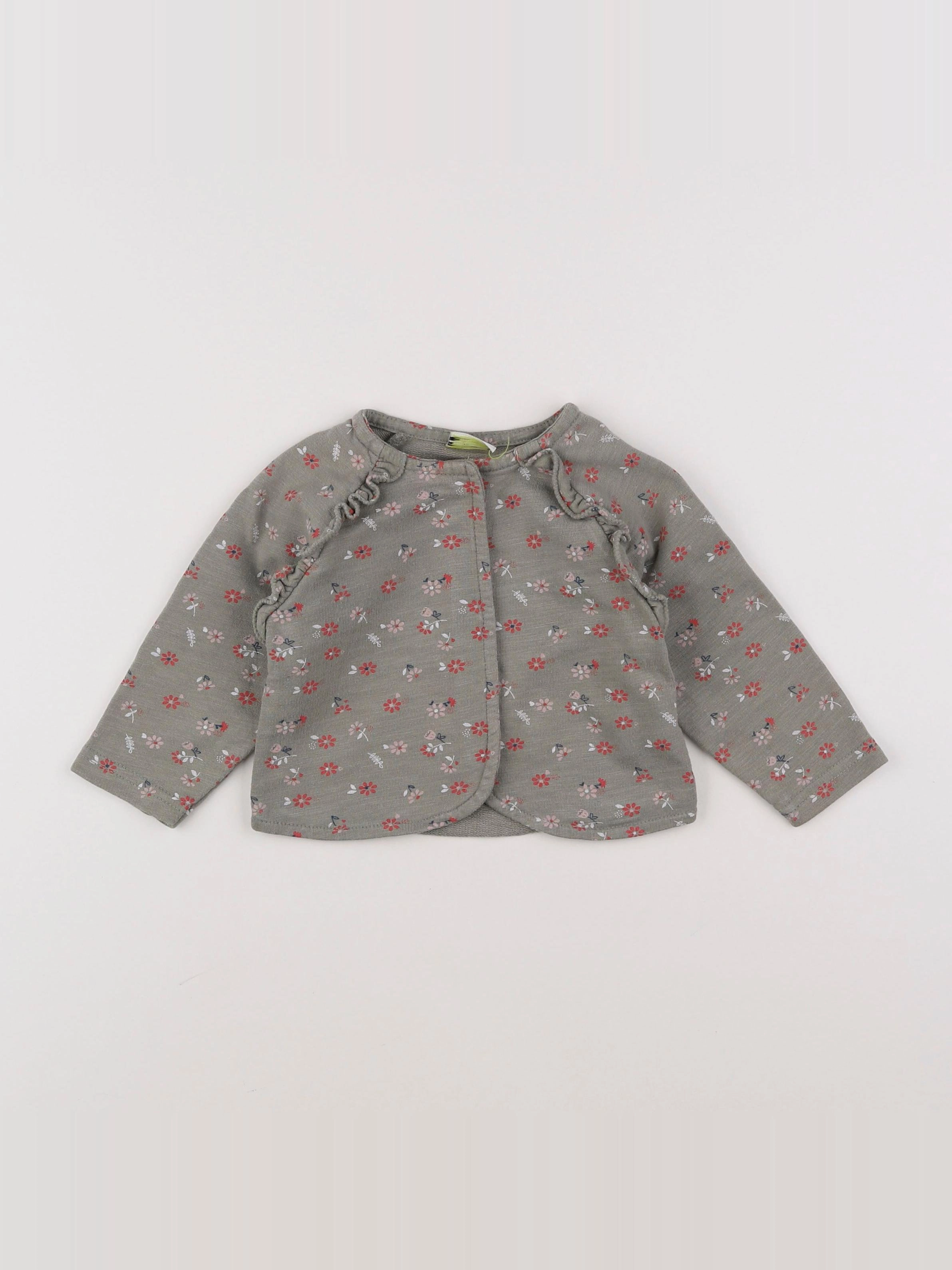 Tape à l'oeil - sweat vert - 12 mois