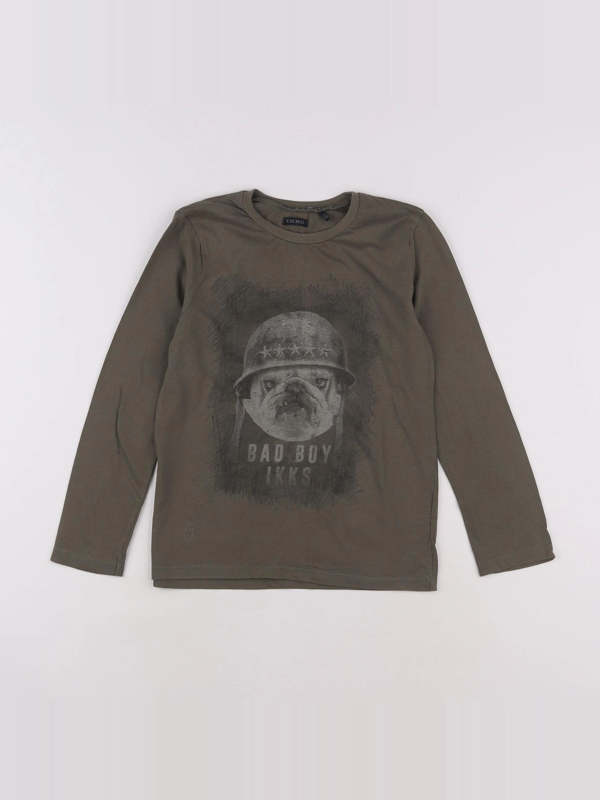 IKKS - tee-shirt vert - 8 ans