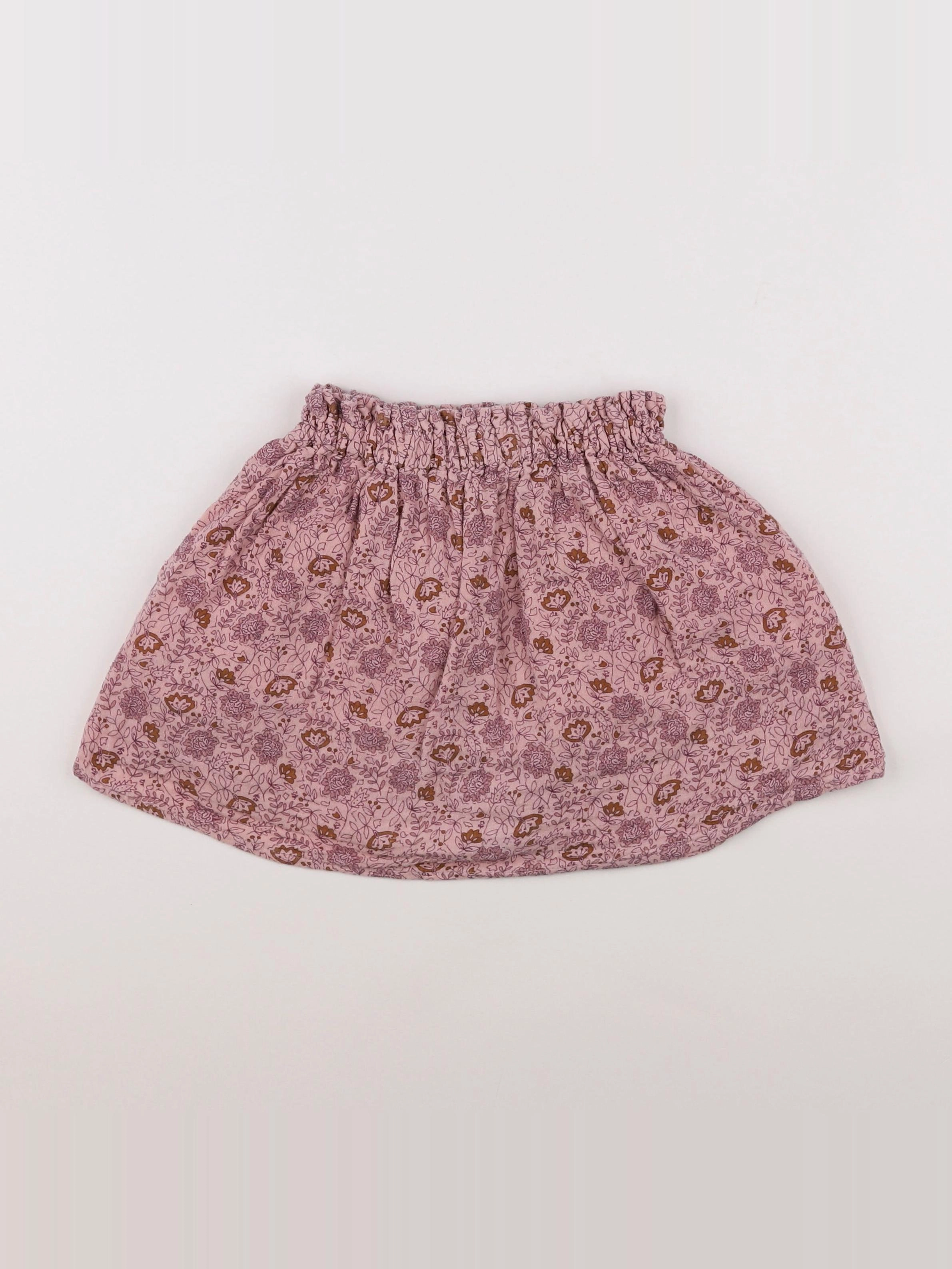 Little Cigogne - jupe rose - 6 ans