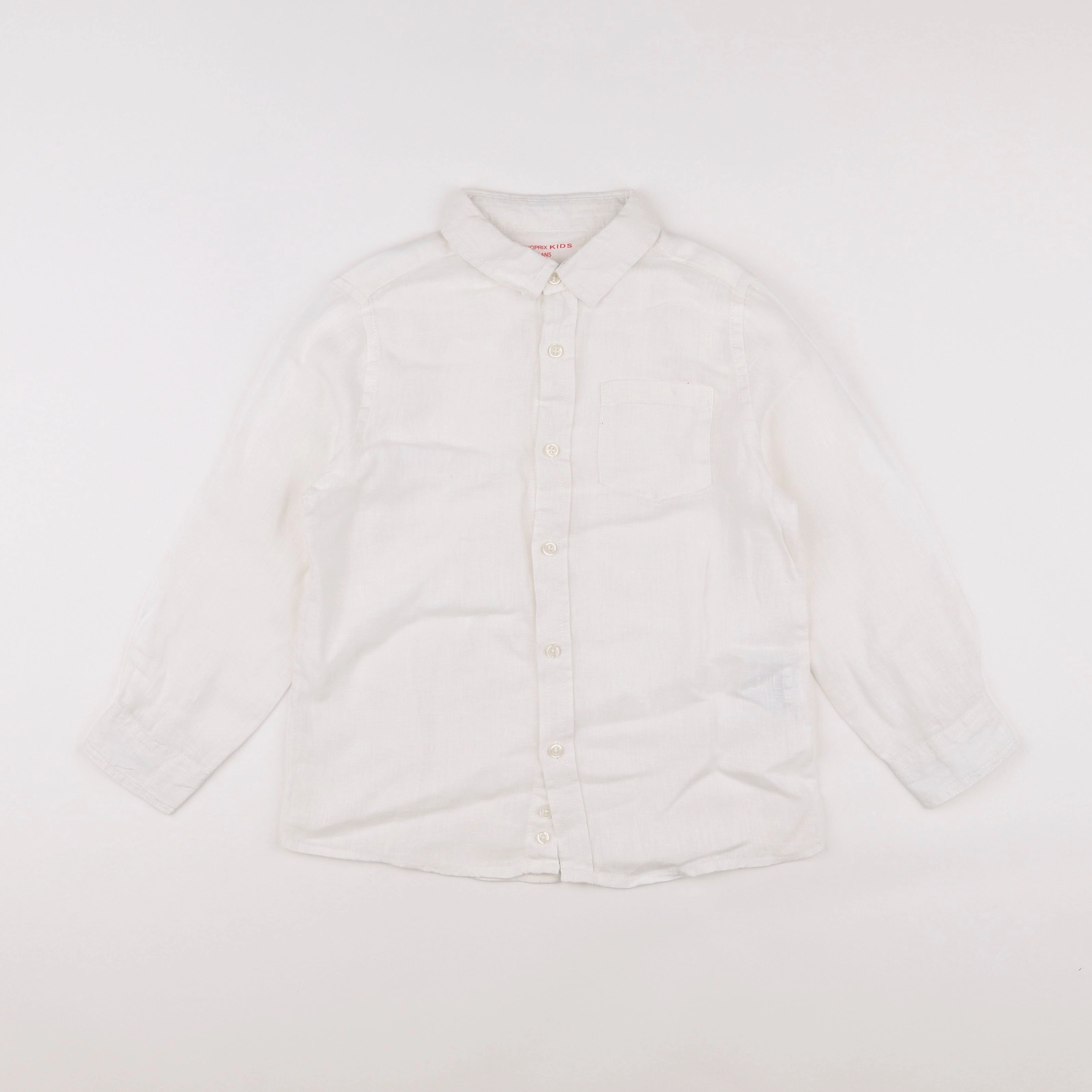 Monoprix - chemise blanc - 5 ans