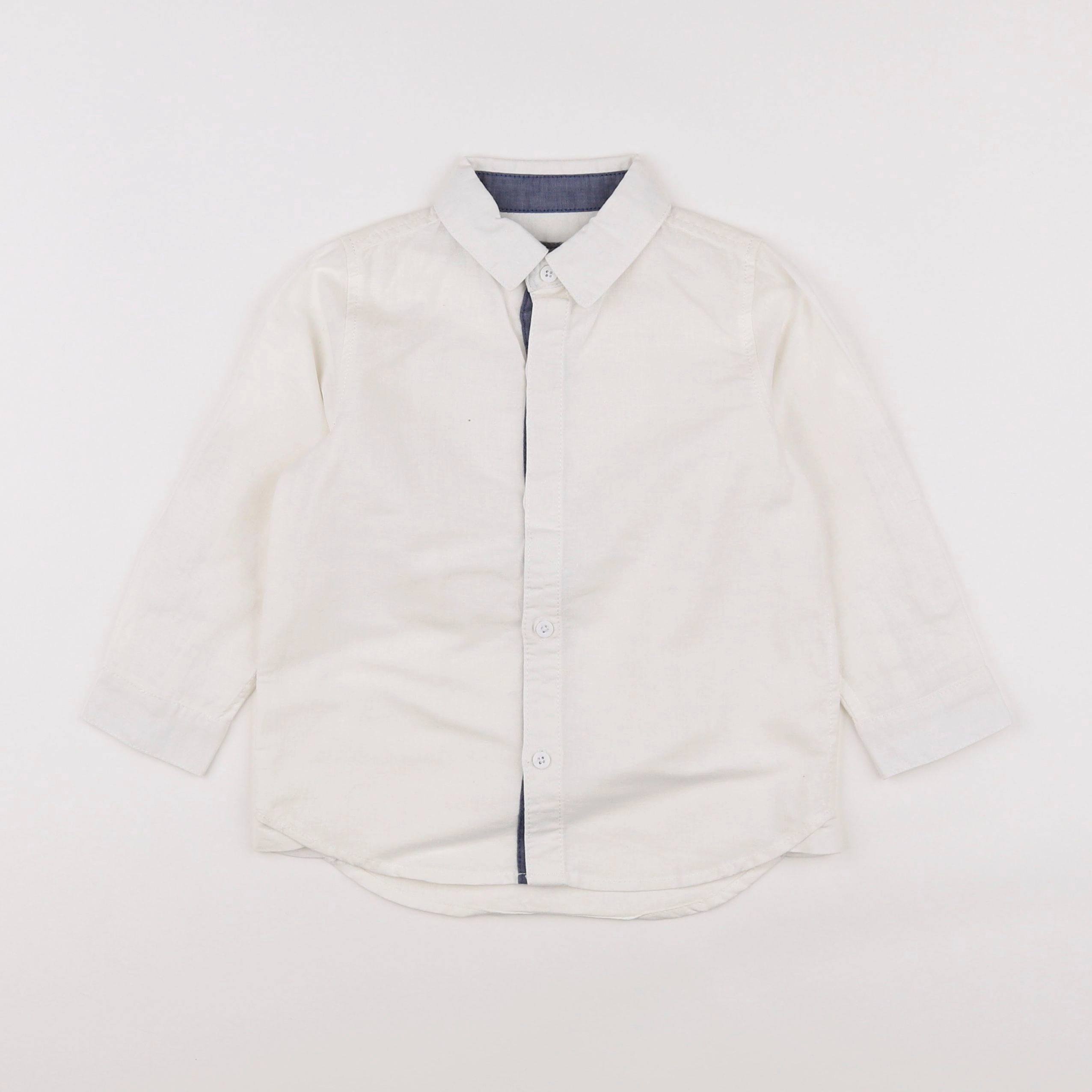 Vertbaudet - chemise blanc - 3 ans