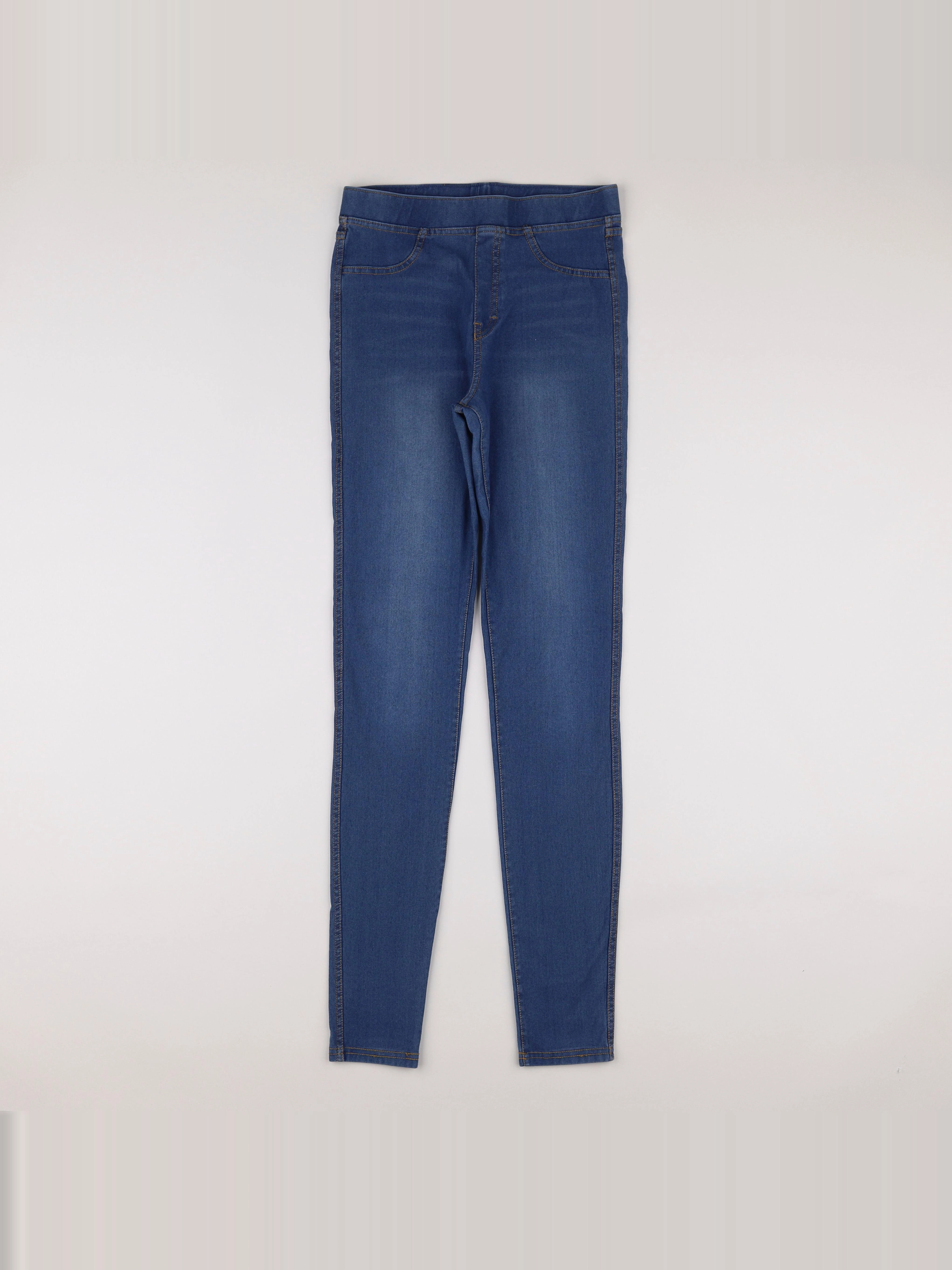 H&M - jegging bleu - 14 ans