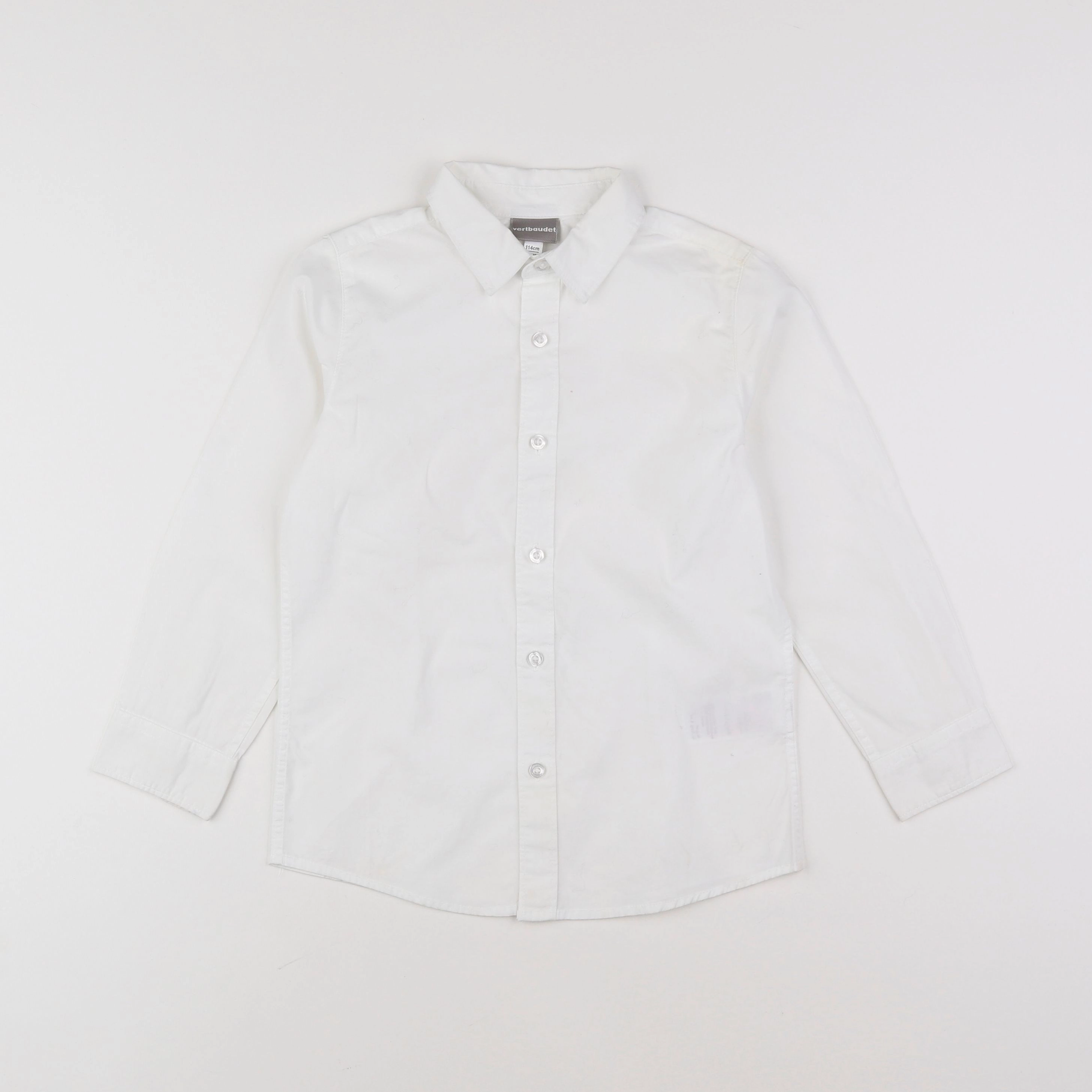 Vertbaudet - chemise blanc - 6 ans