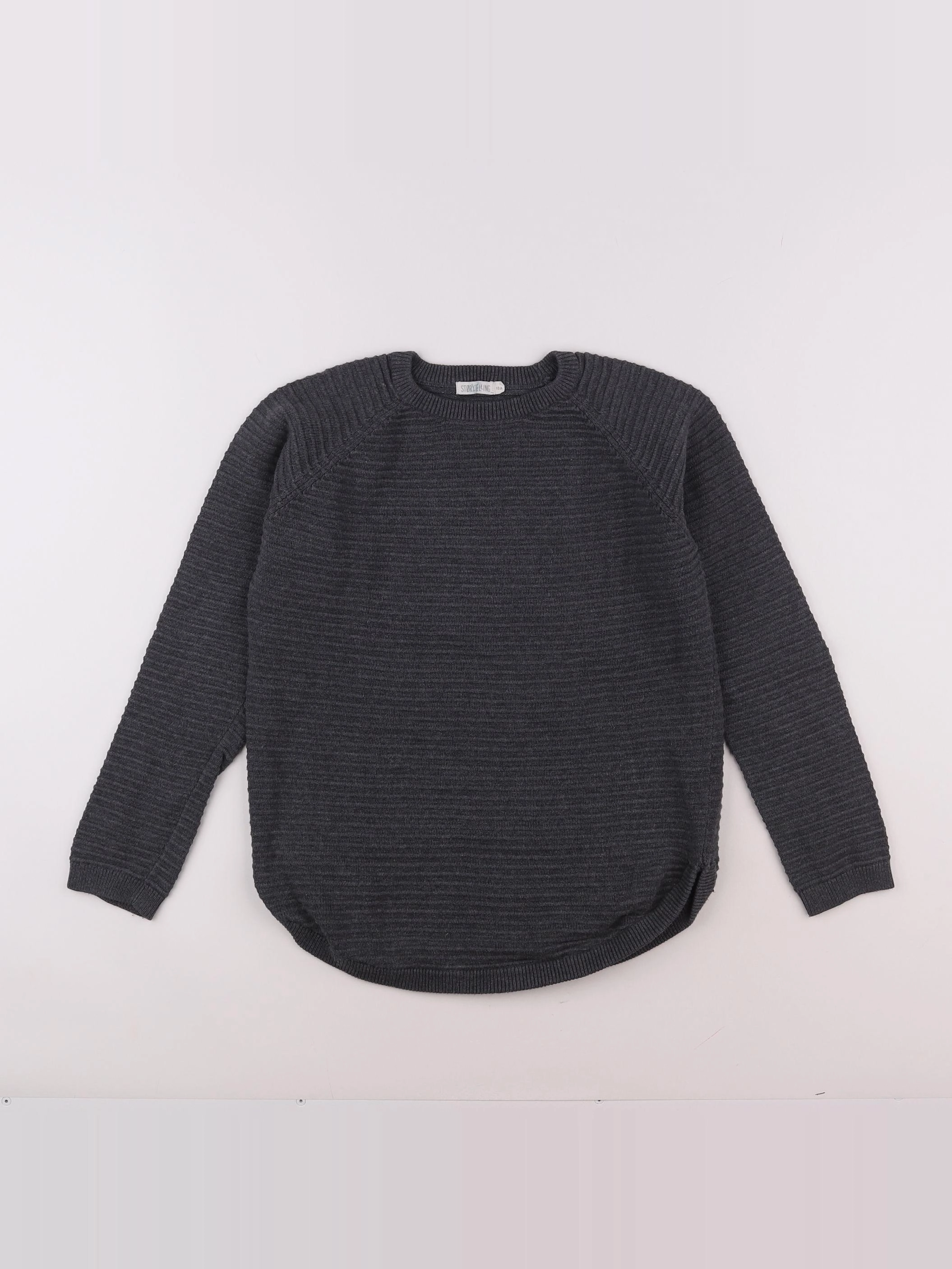 Storytelling - pull gris - 10 ans