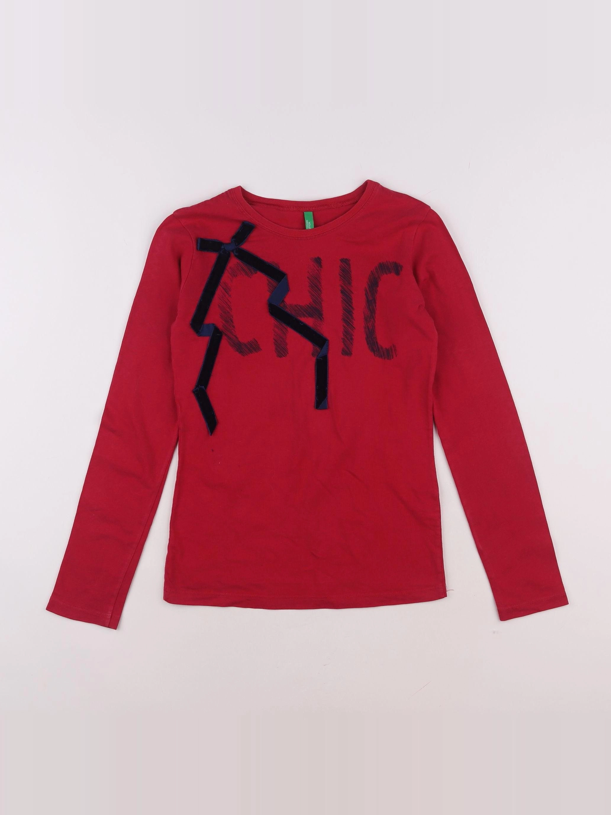 Benetton - tee-shirt rose - 8/9 ans