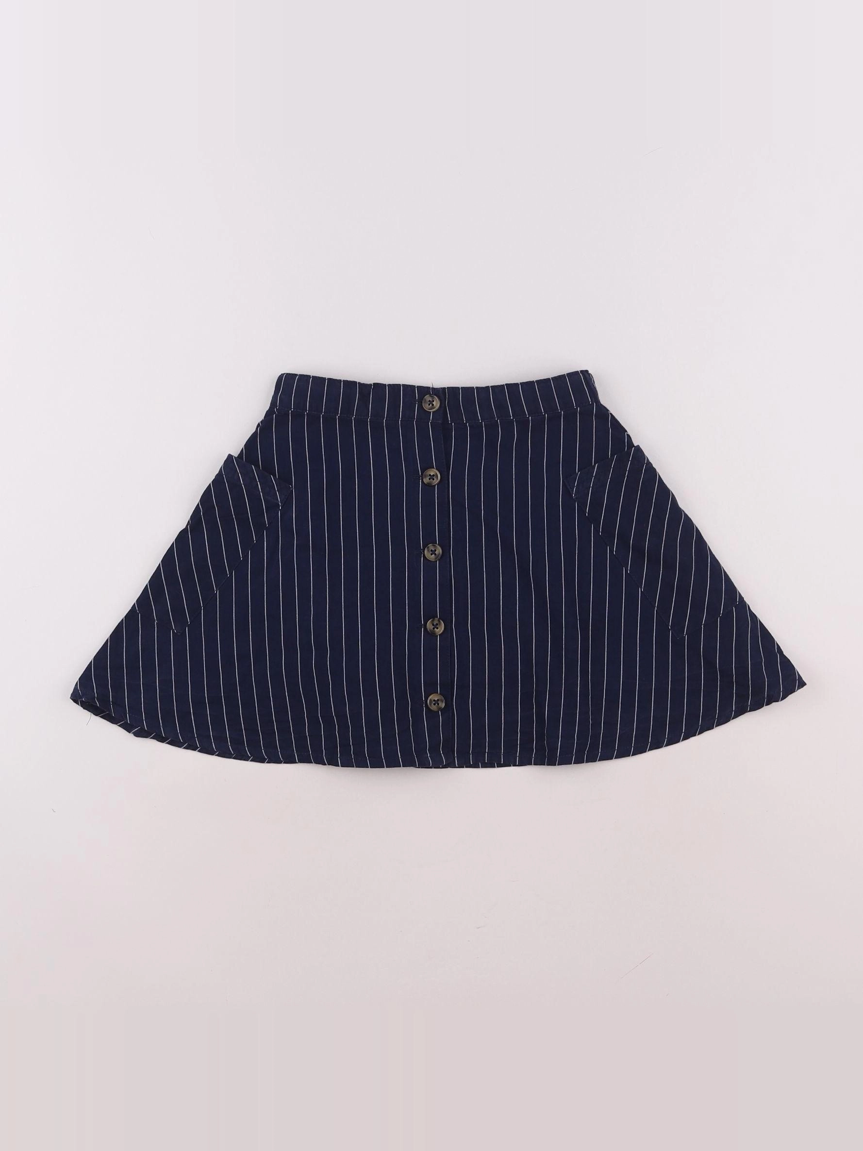 Little Cigogne - jupe bleu - 6 ans