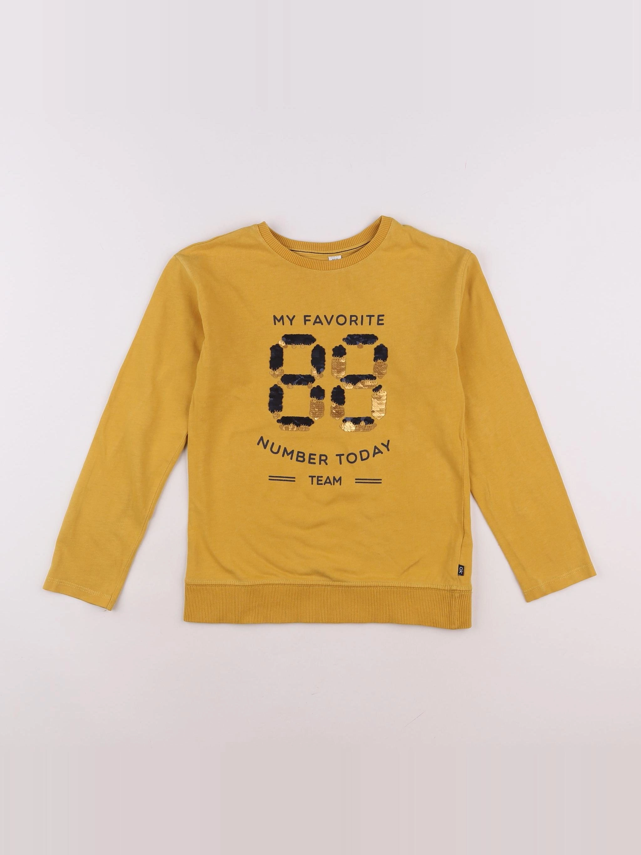 Okaidi - tee-shirt jaune - 8 ans