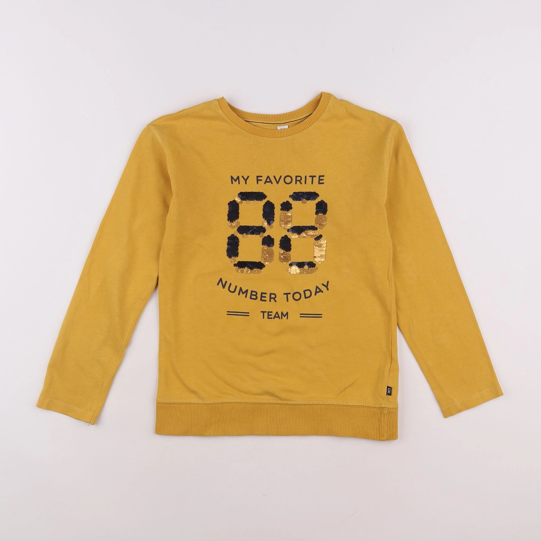Okaidi - tee-shirt jaune - 8 ans
