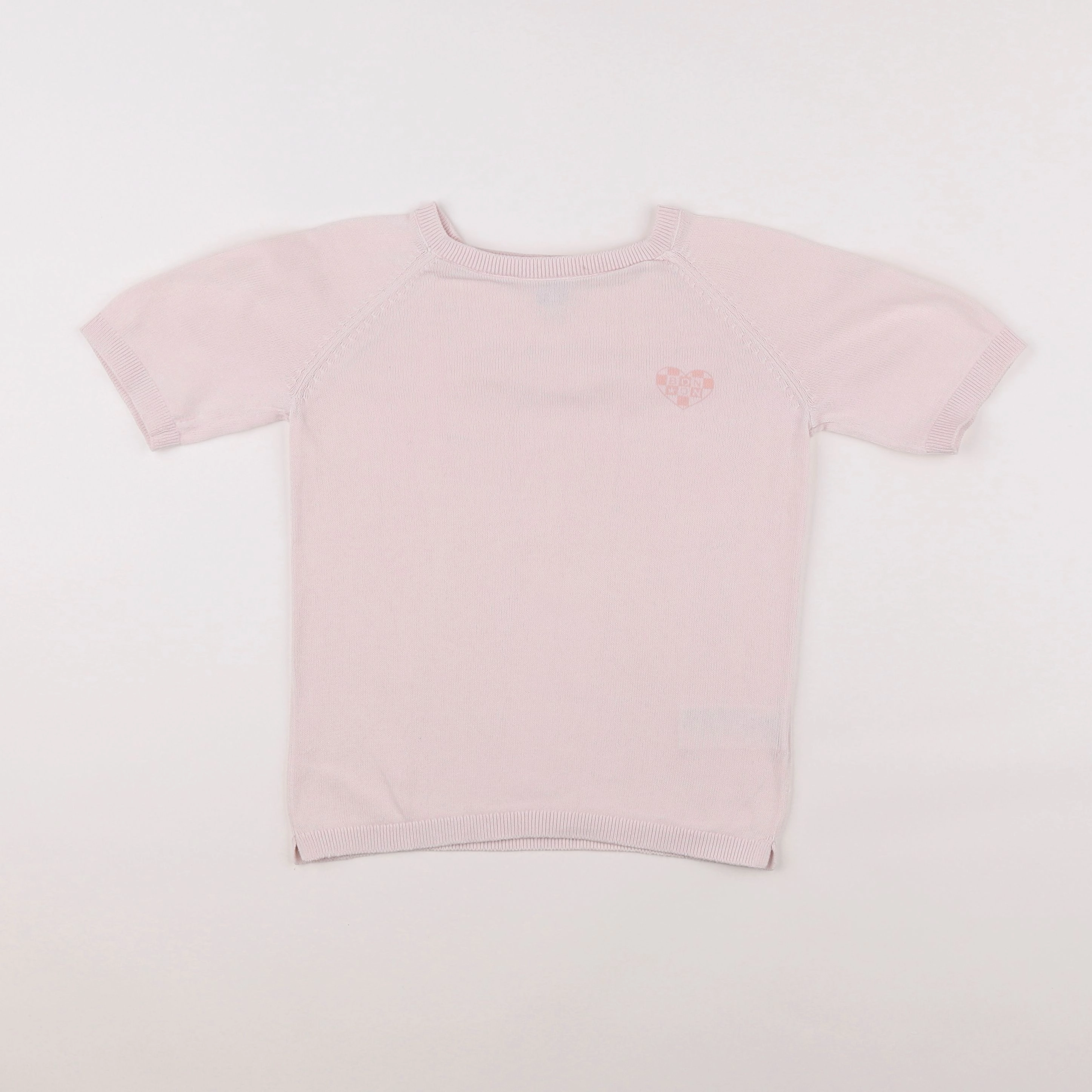 Bonton - pull rose - 10 ans