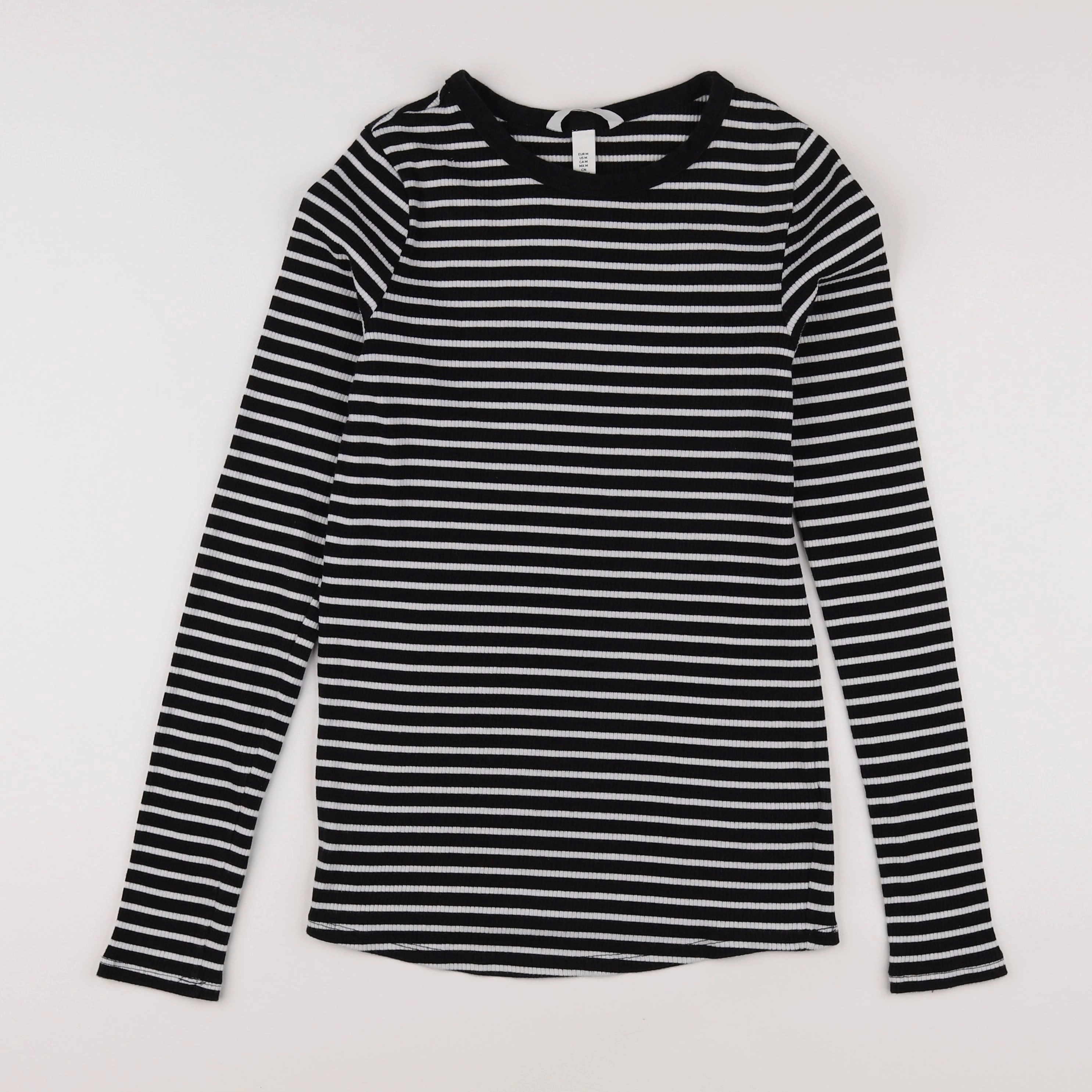 H&M - tee-shirt grossesse blanc, noir - 40 à 42