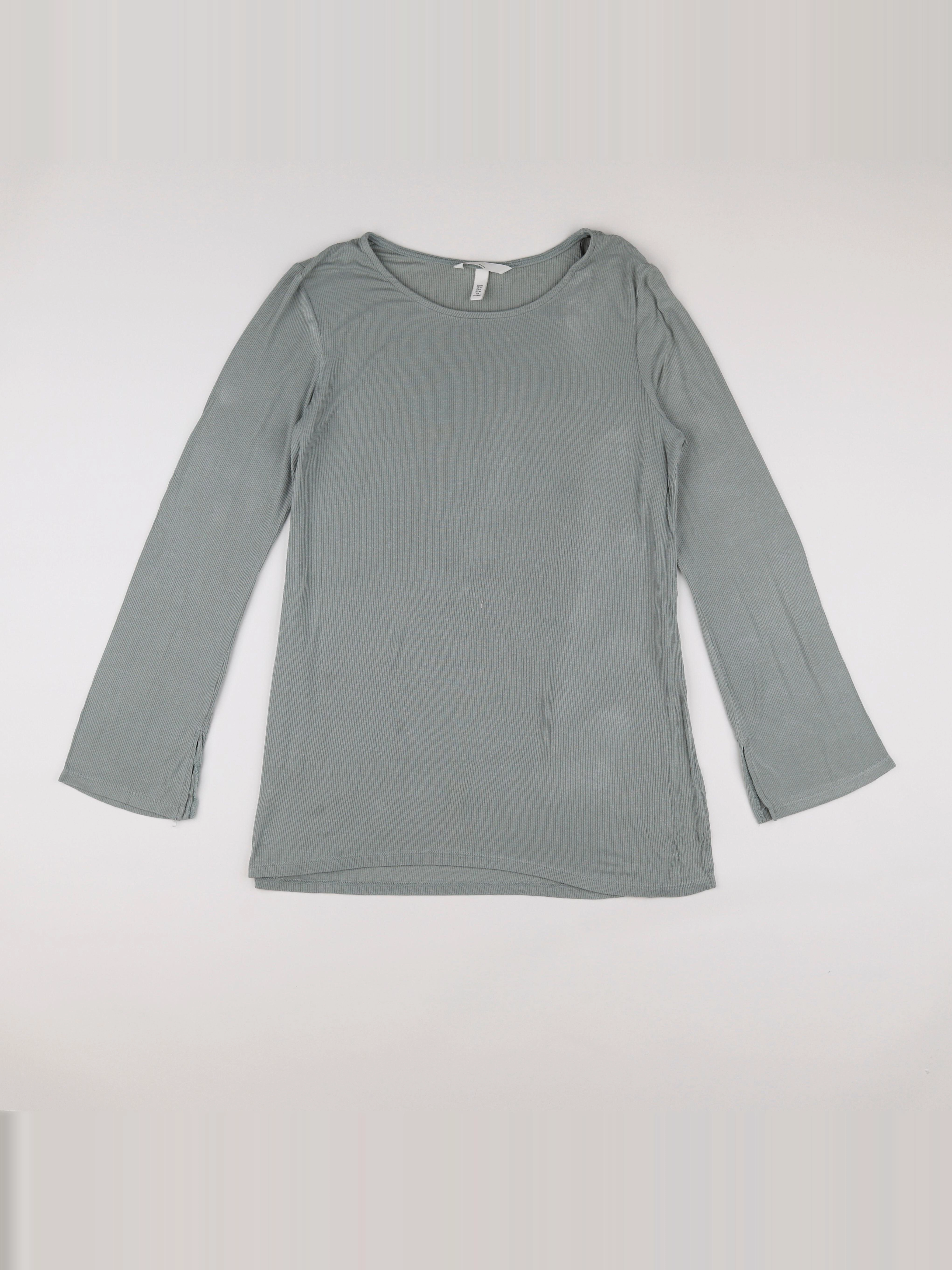 H&M - tee-shirt grossesse vert - 40 à 42