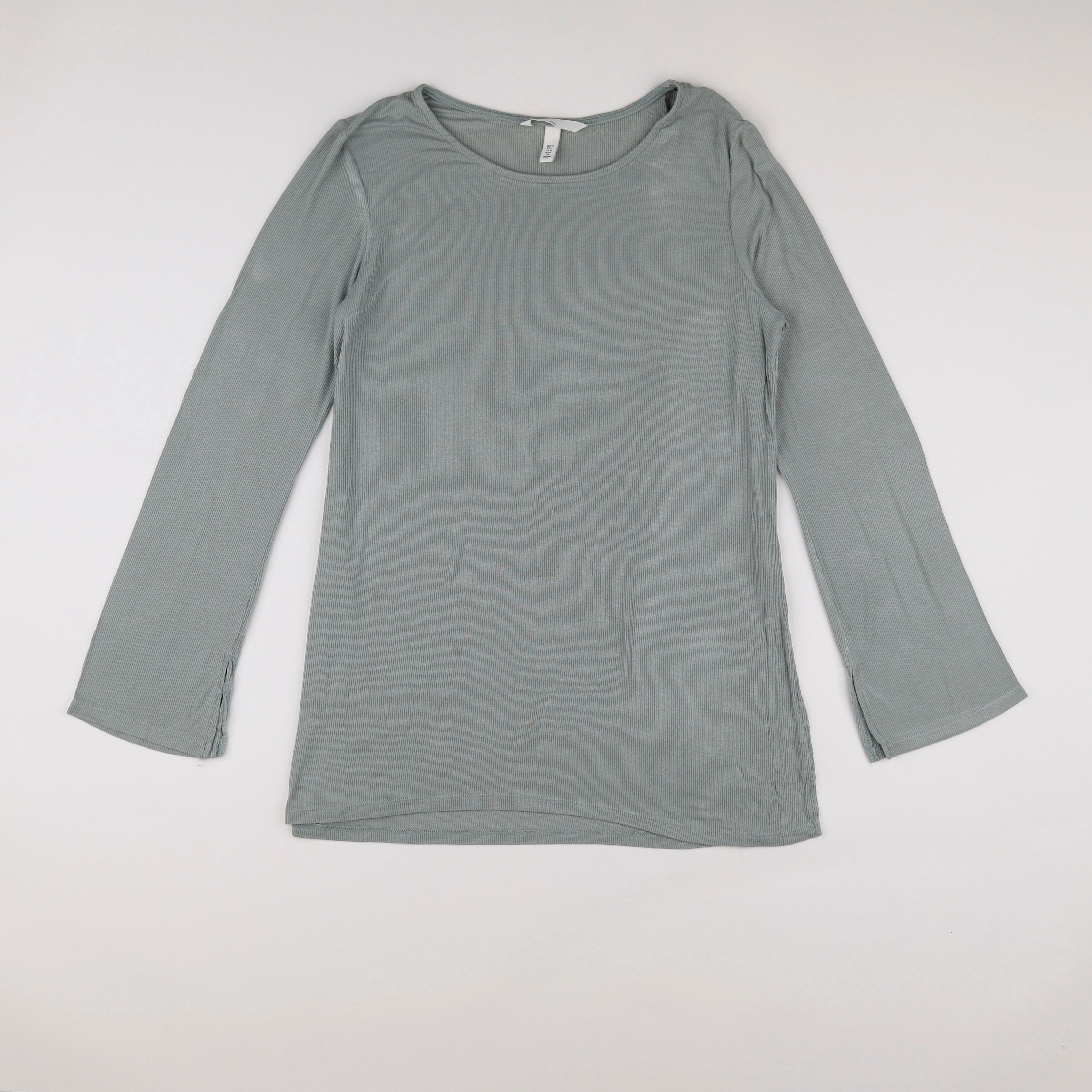 H&M - tee-shirt grossesse vert - 40 à 42